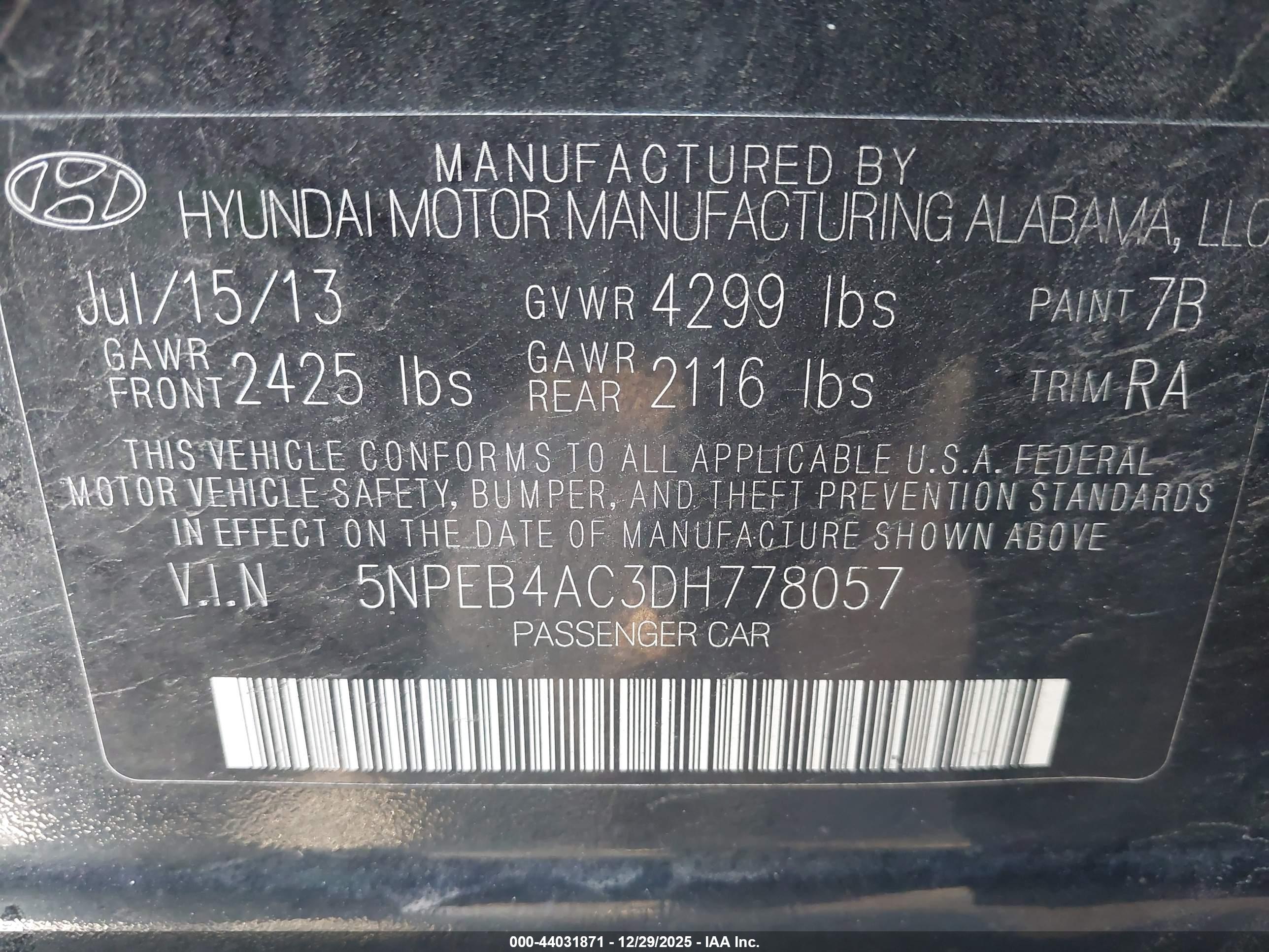 HYUNDAI SONATA image 9