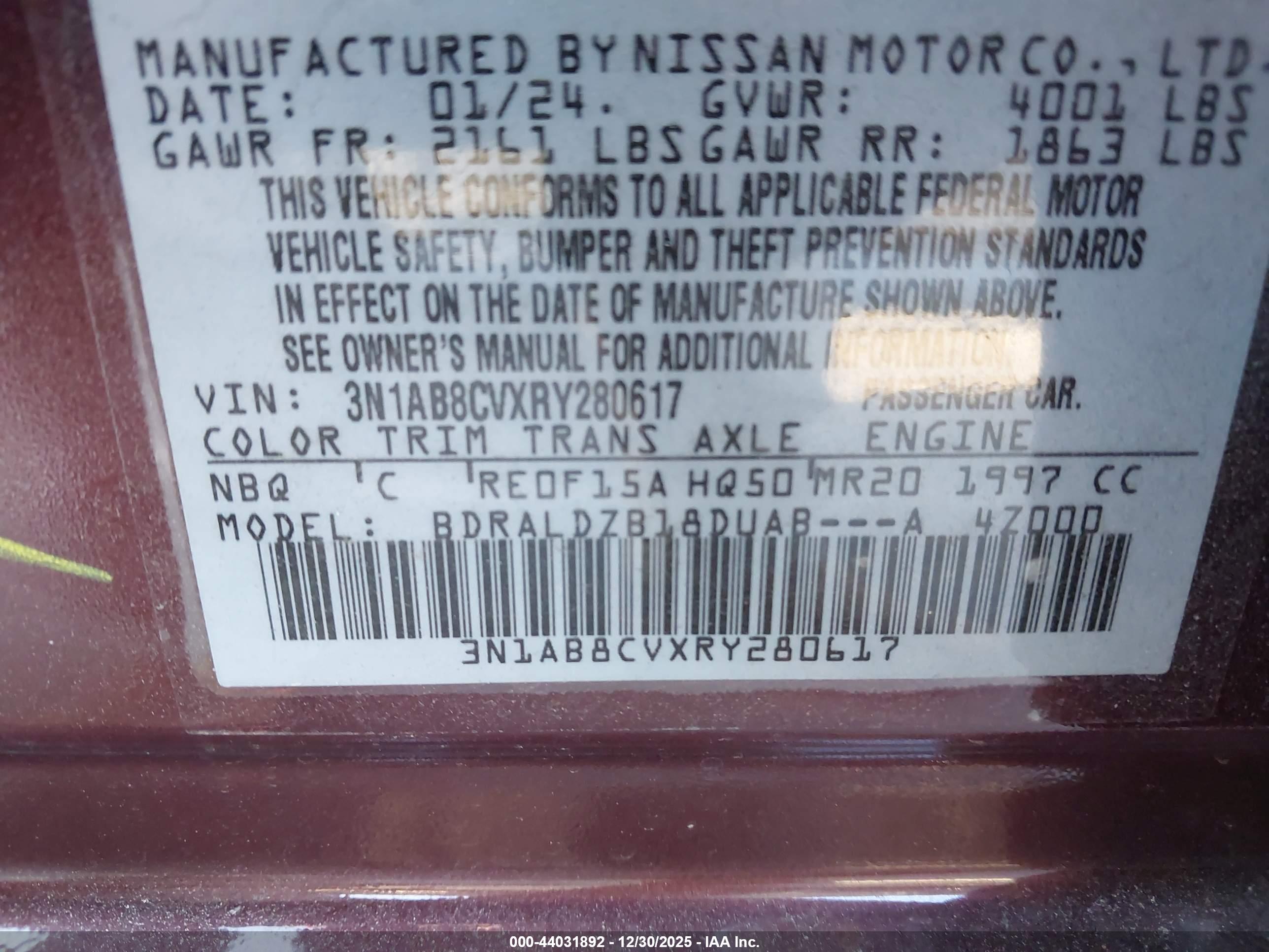 NISSAN SENTRA image 9