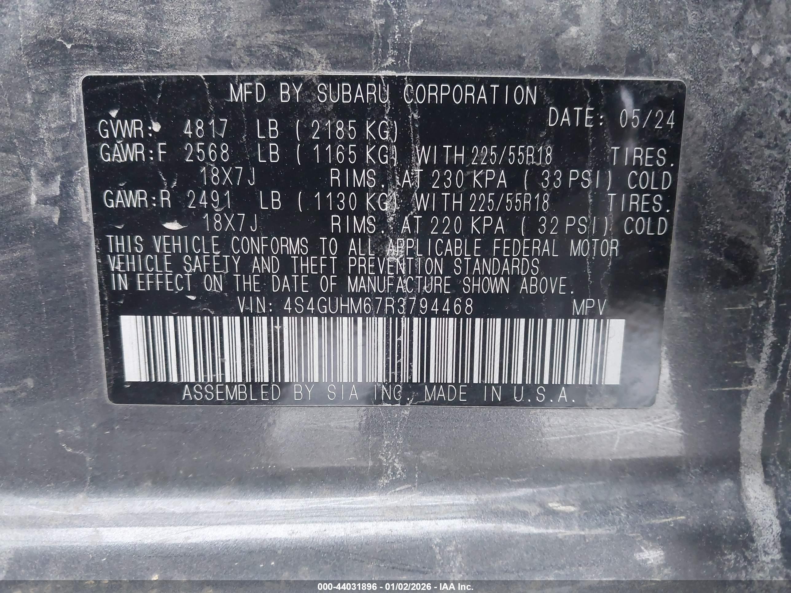 SUBARU CROSSTREK image 9