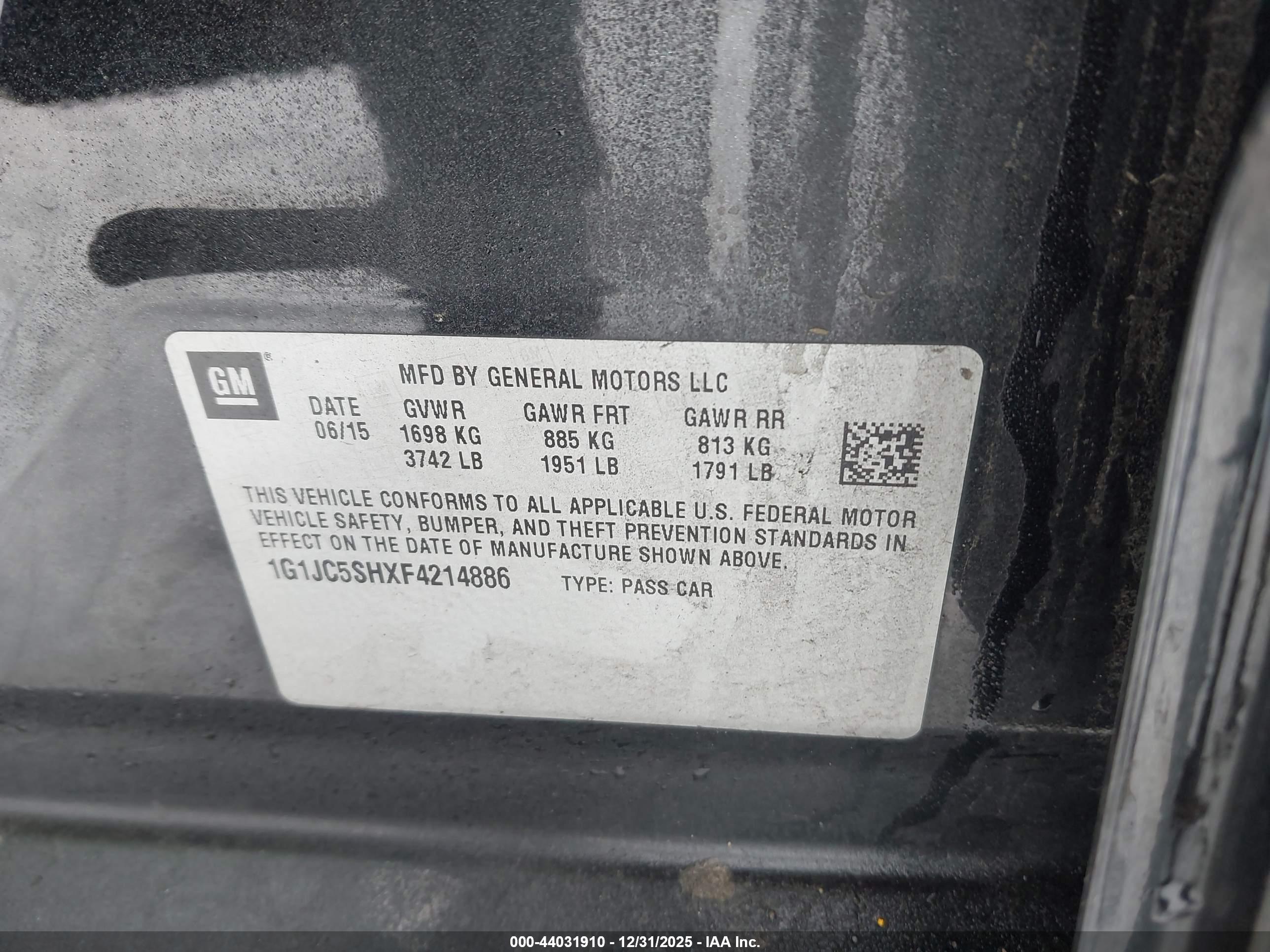 CHEVROLET SONIC image 9