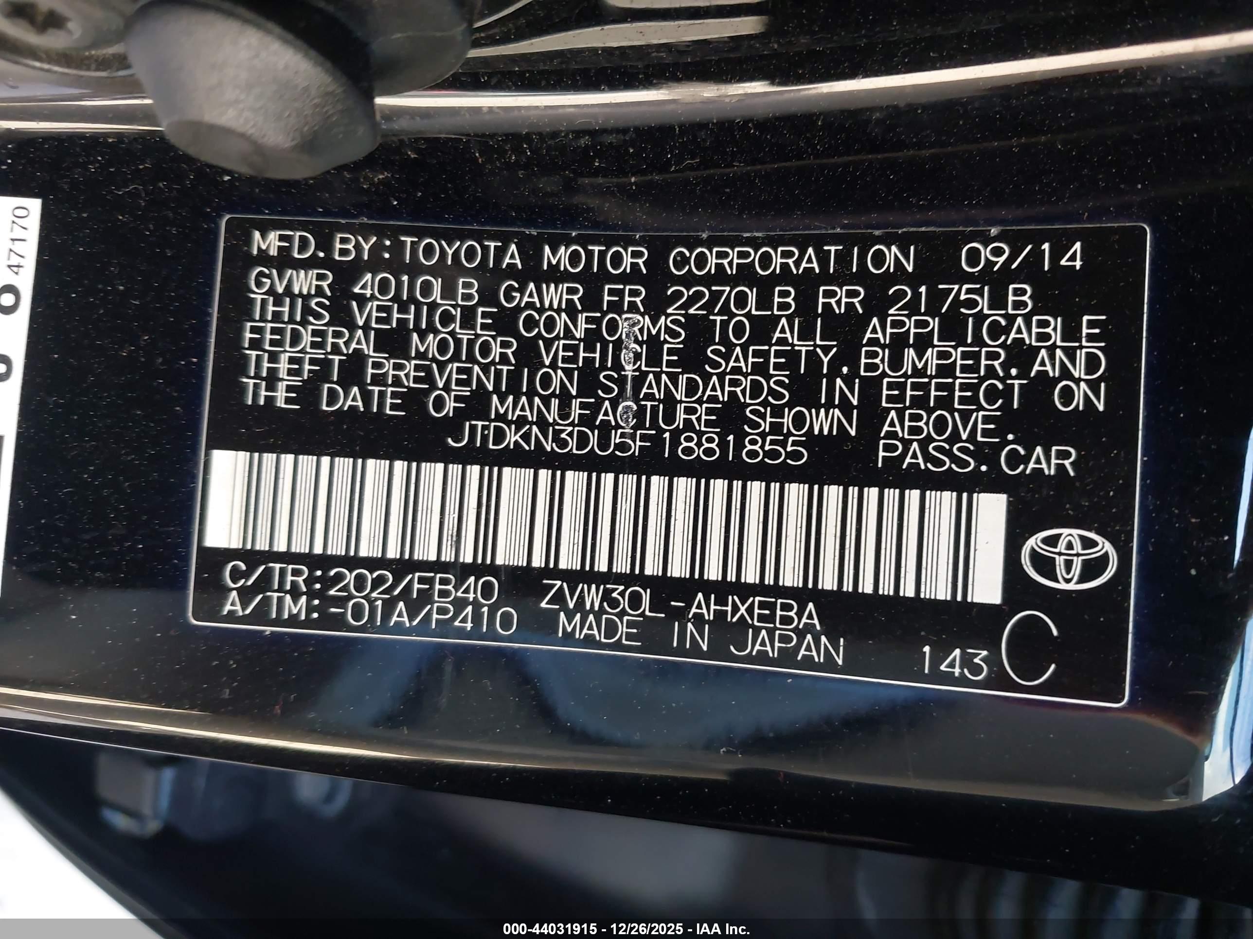 TOYOTA PRIUS image 9