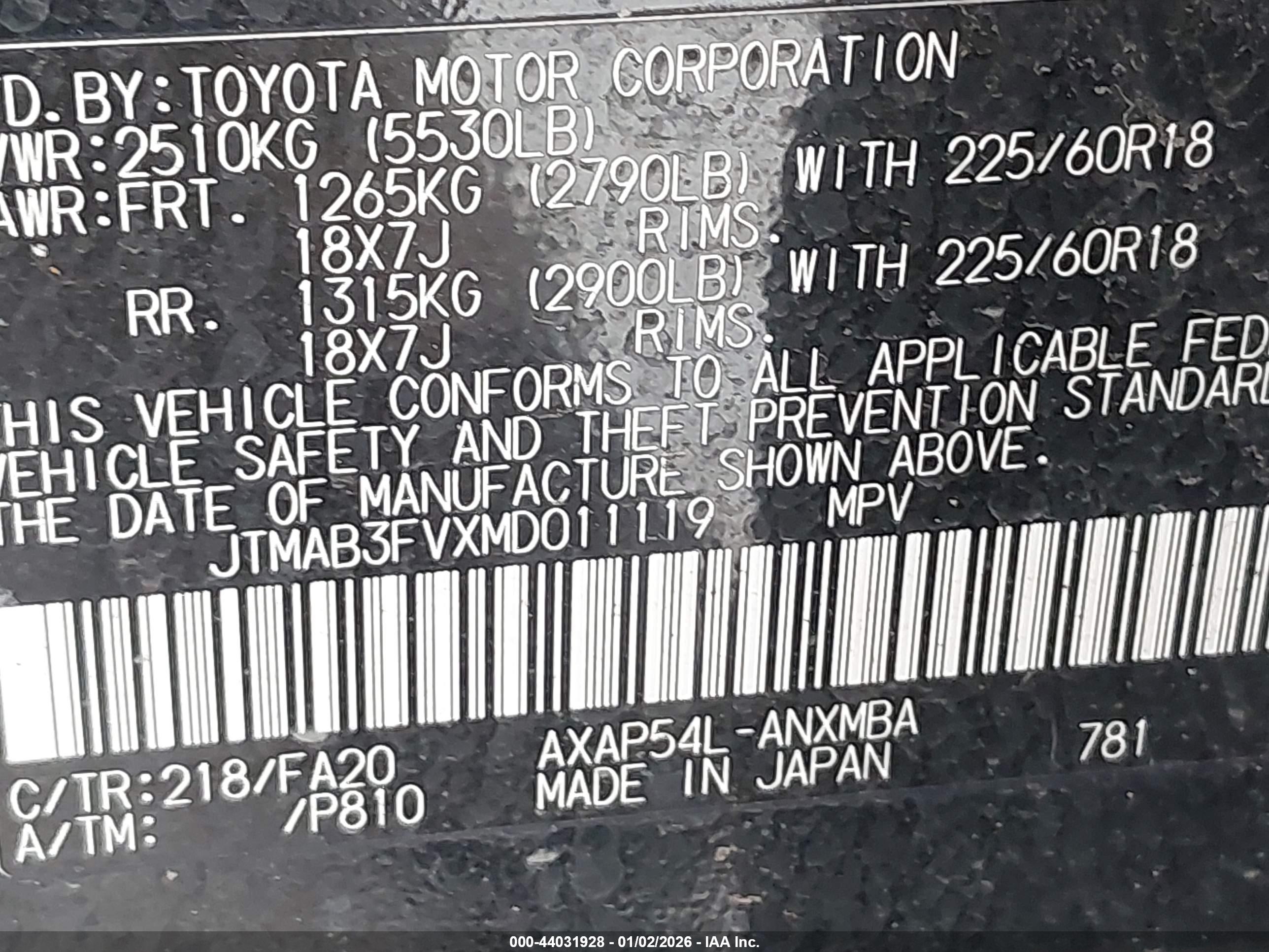 TOYOTA RAV4 image 9