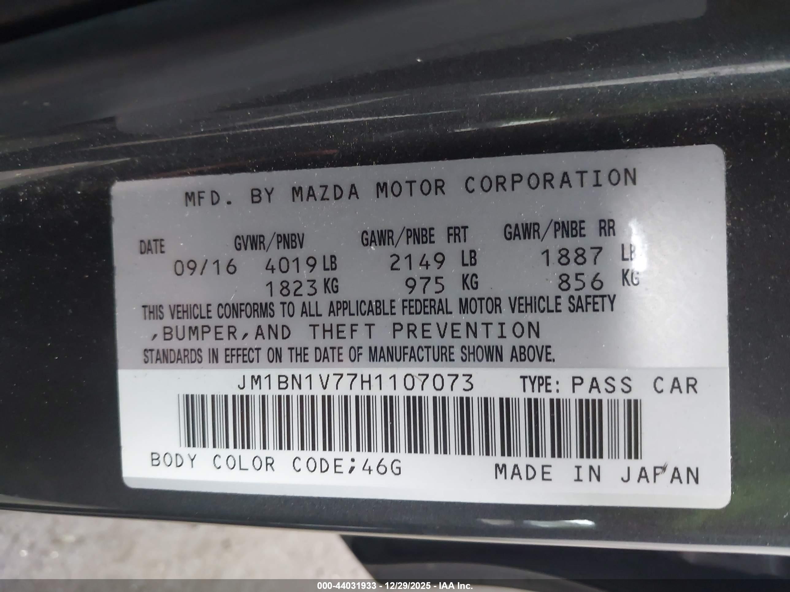 MAZDA MAZDA3 image 9