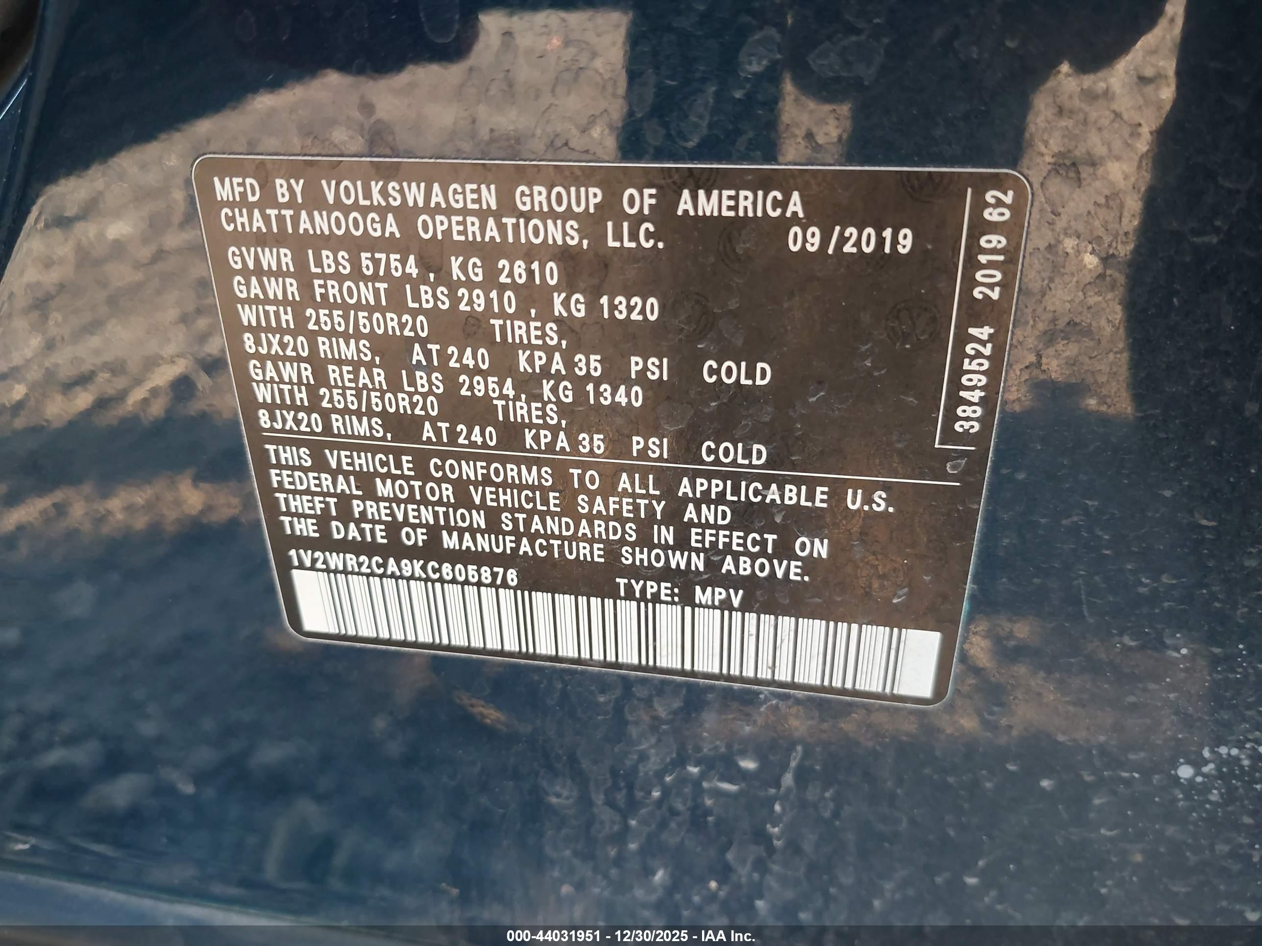 VOLKSWAGEN ATLAS image 9