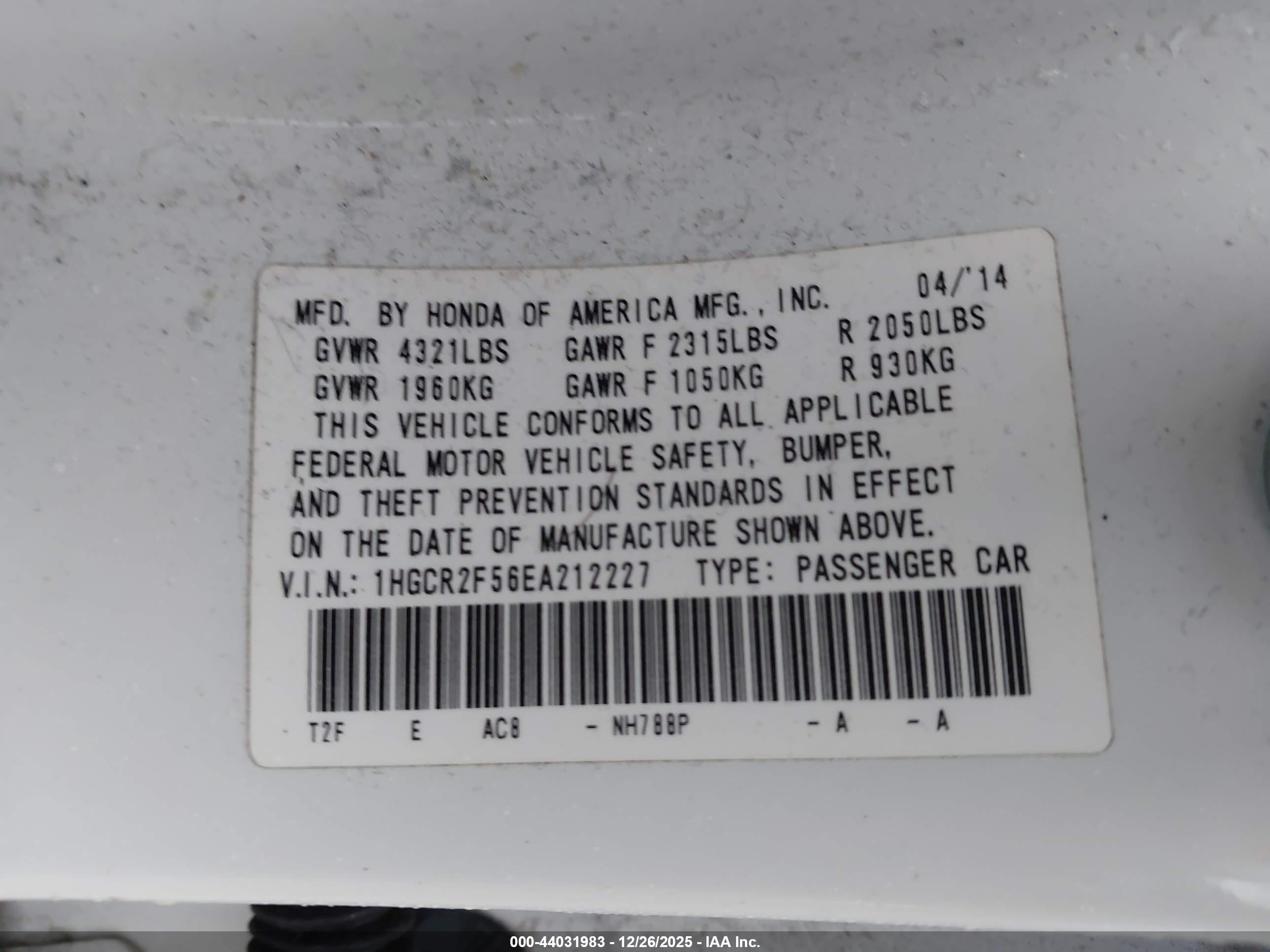 HONDA ACCORD image 9