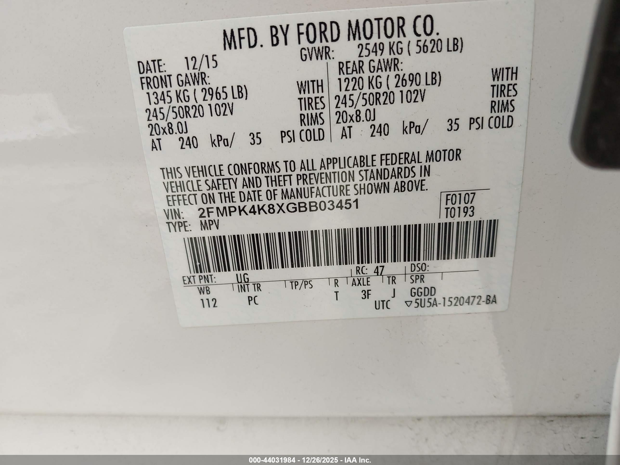 FORD EDGE image 9