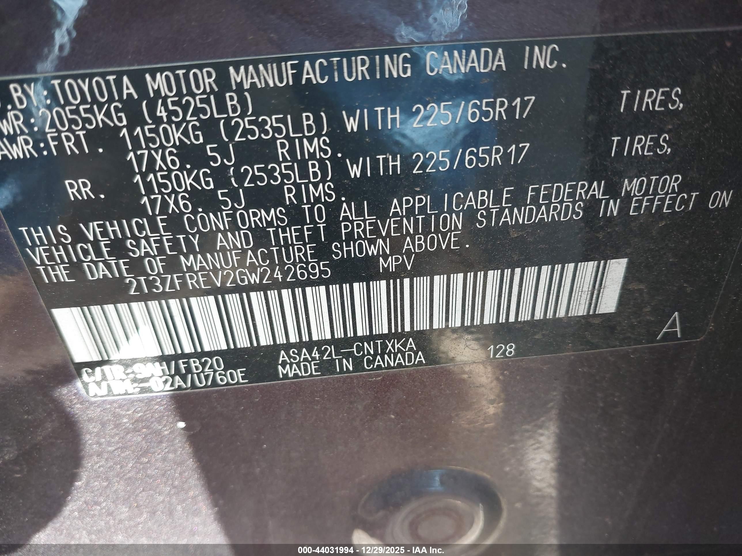 TOYOTA RAV4 image 9