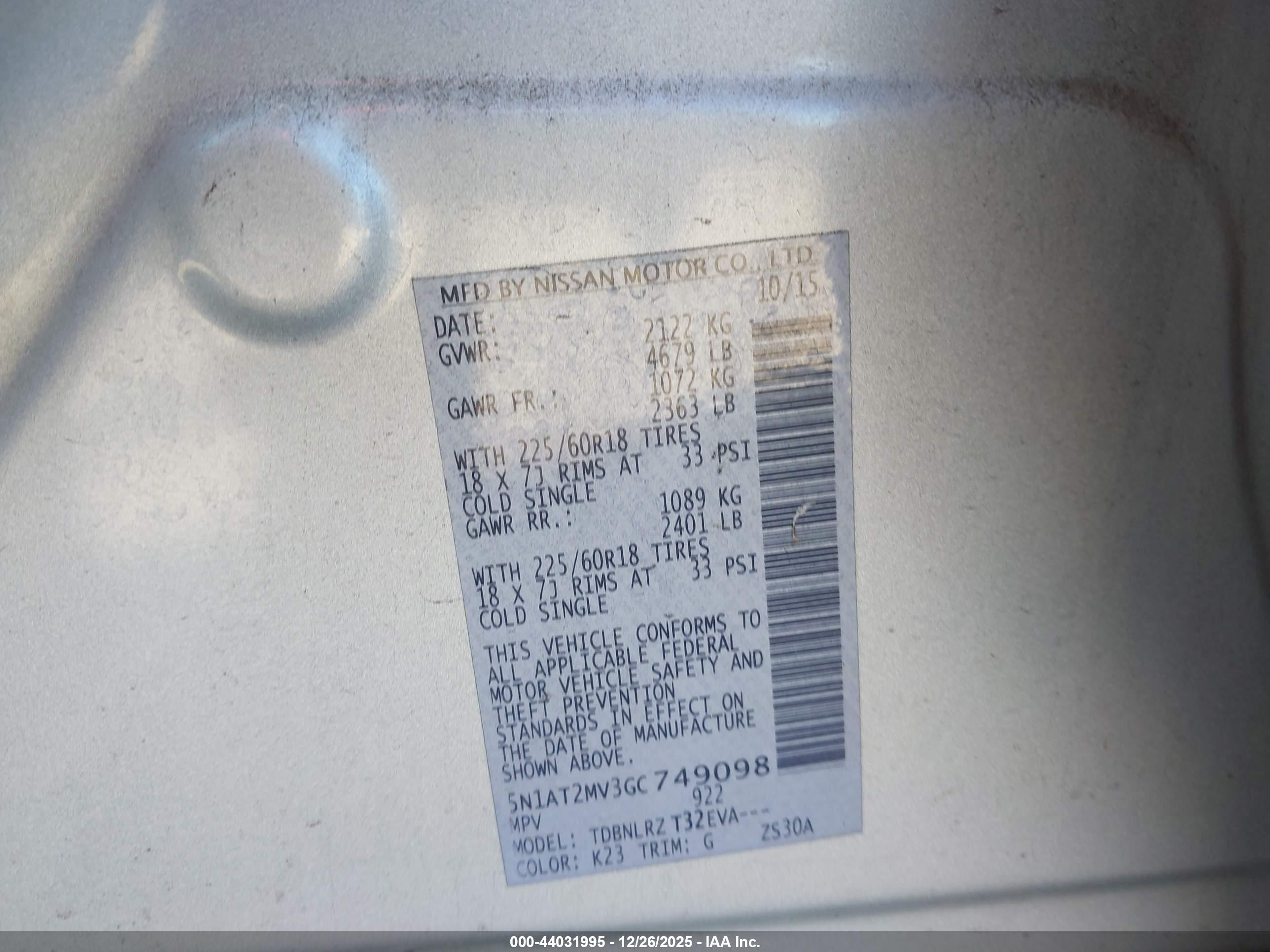 NISSAN ROGUE image 9