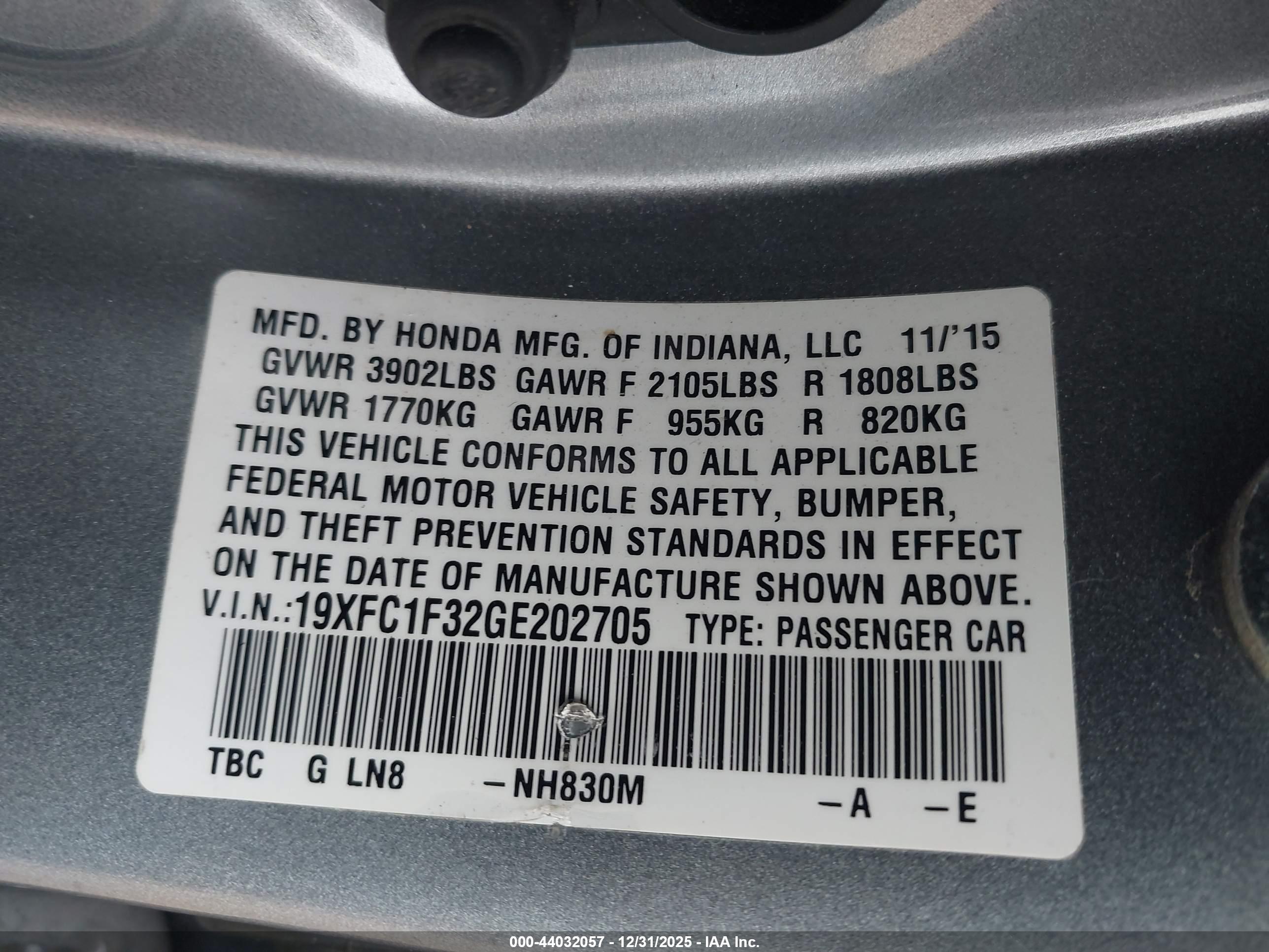 HONDA CIVIC image 9