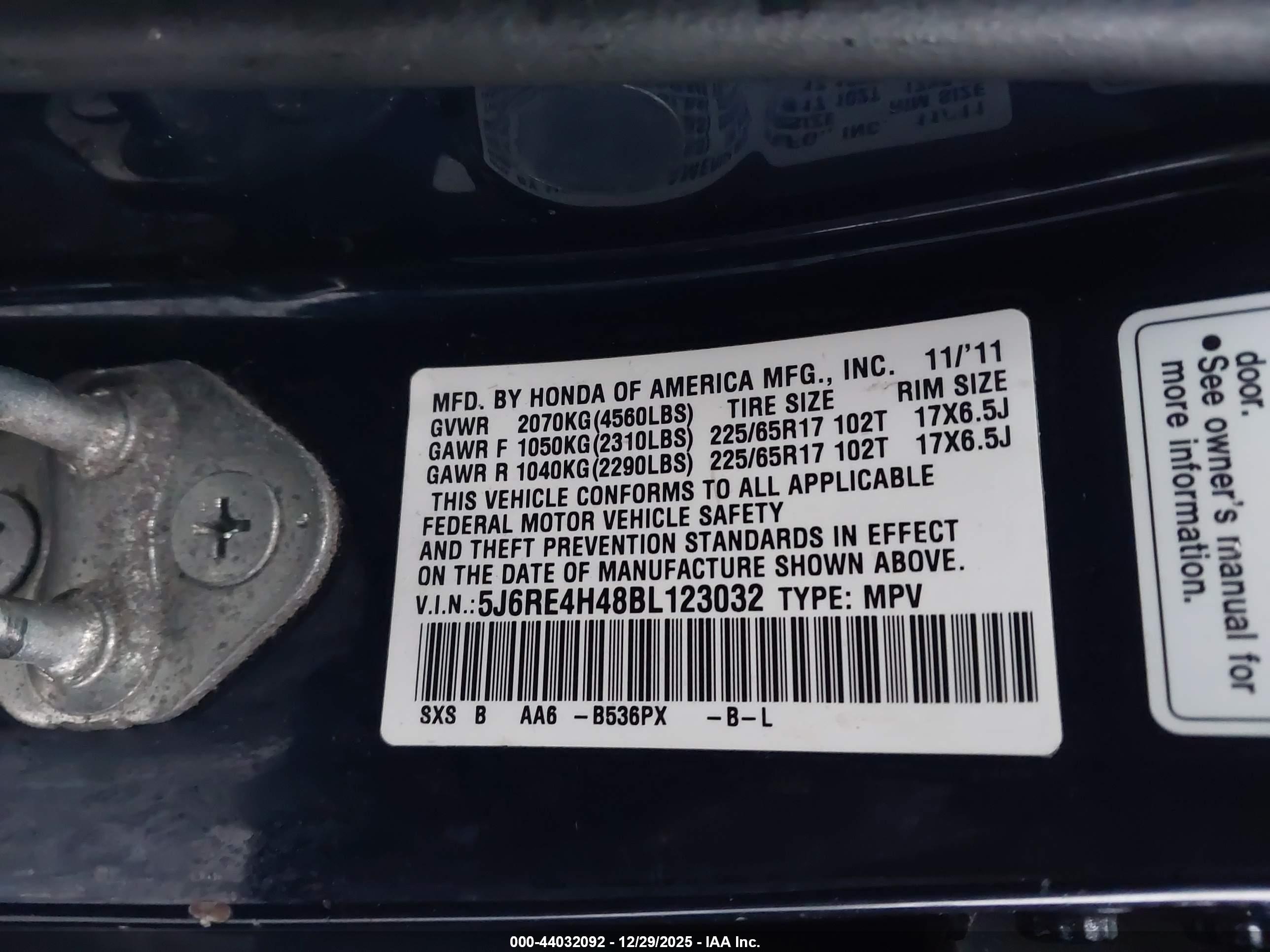 HONDA CR-V image 9