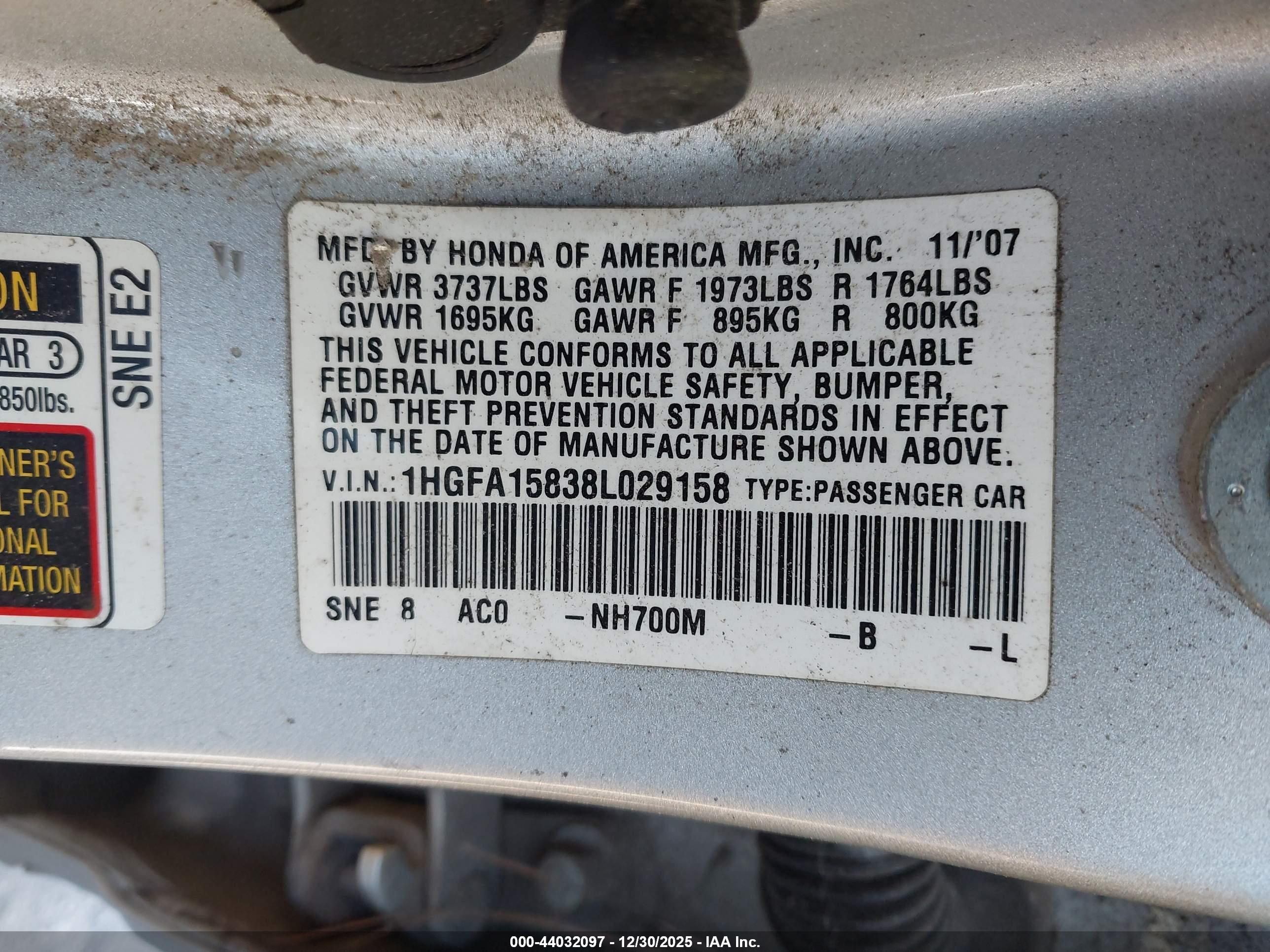 HONDA CIVIC image 9