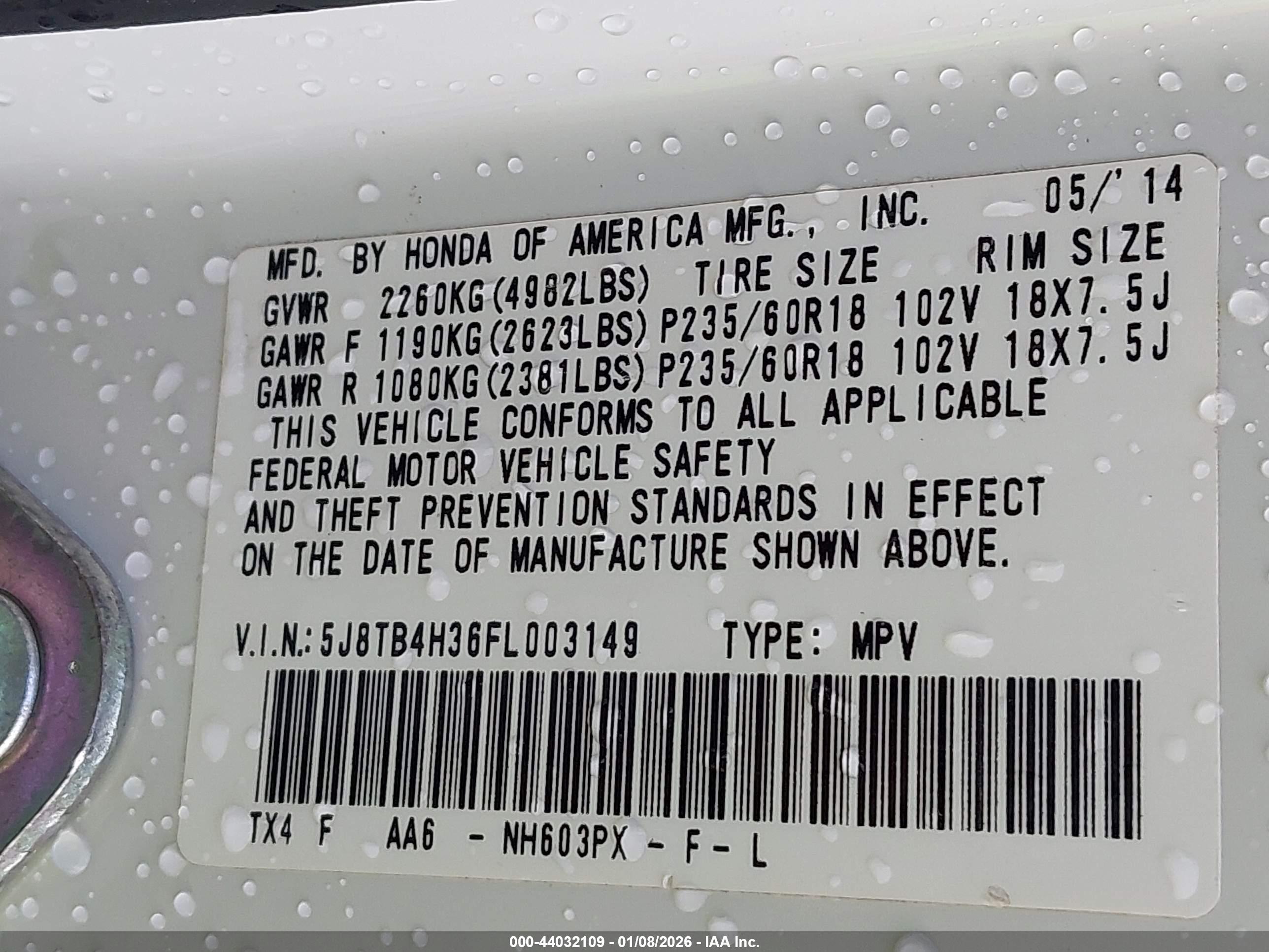 ACURA RDX image 9