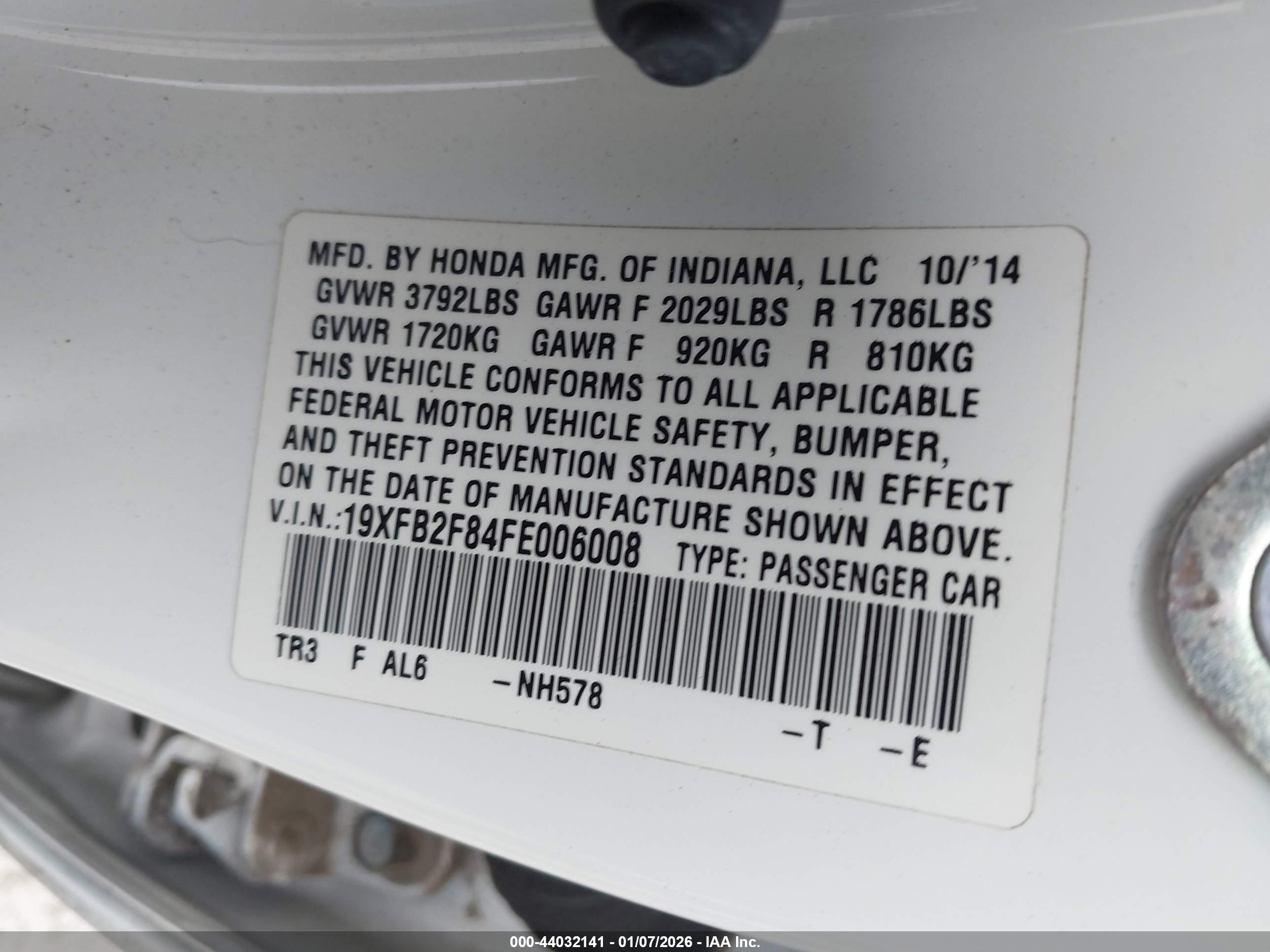 HONDA CIVIC image 9