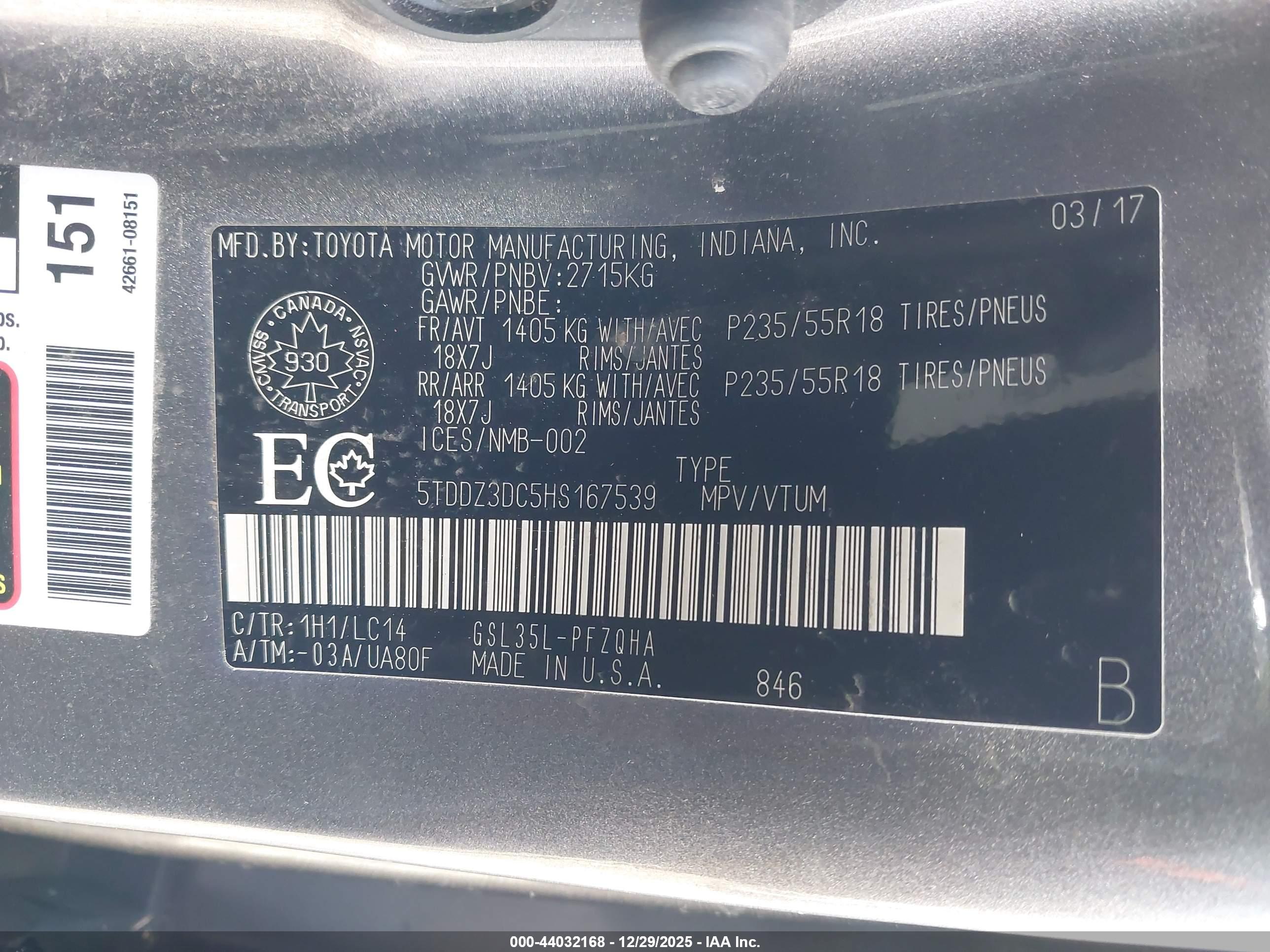 TOYOTA SIENNA image 9