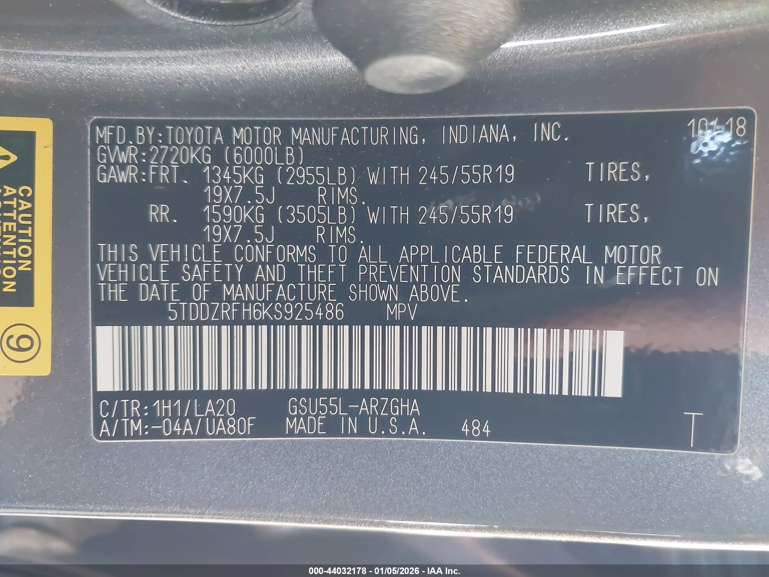 TOYOTA HIGHLANDER image 9