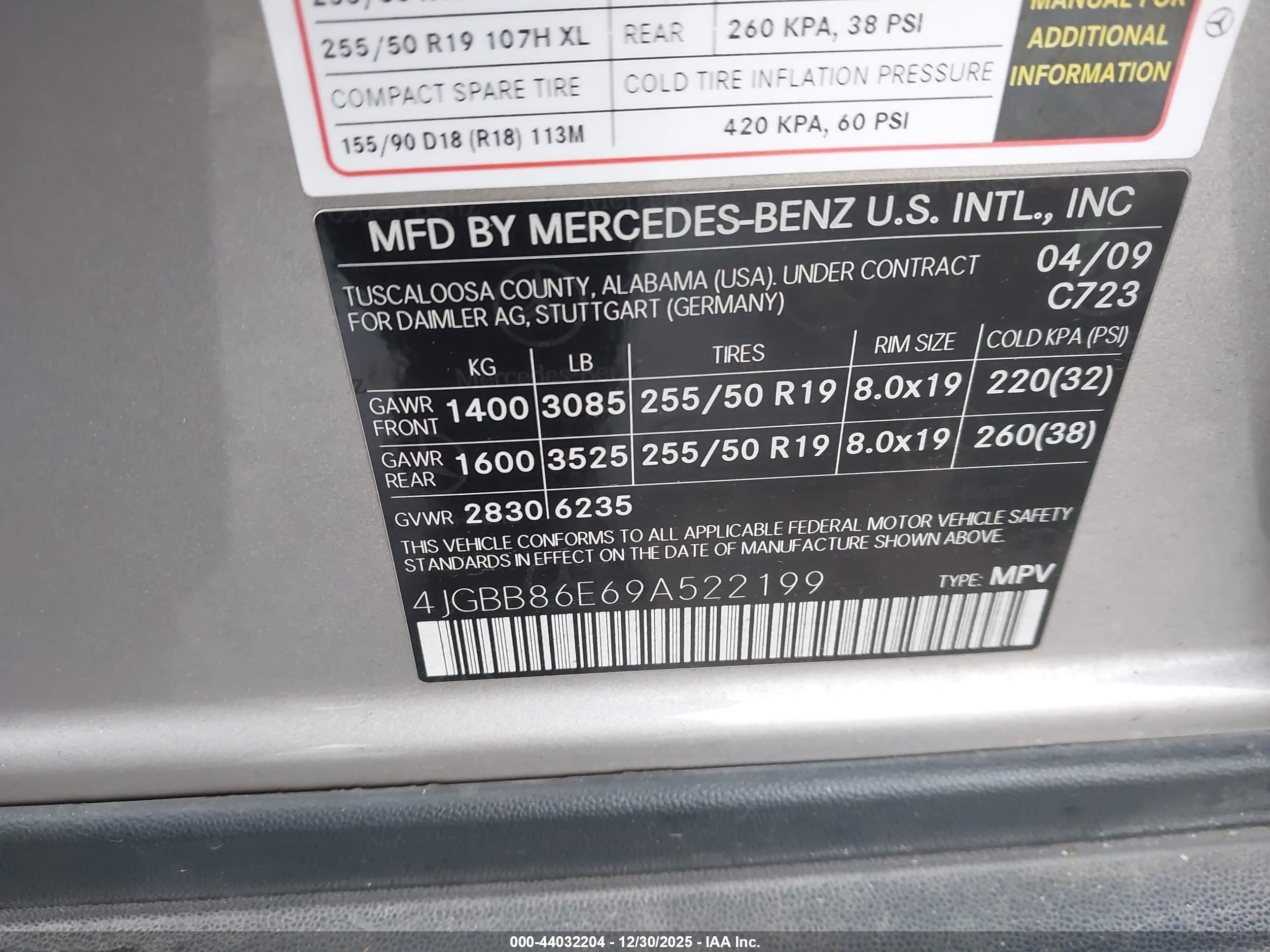 MERCEDES-BENZ ML image 9