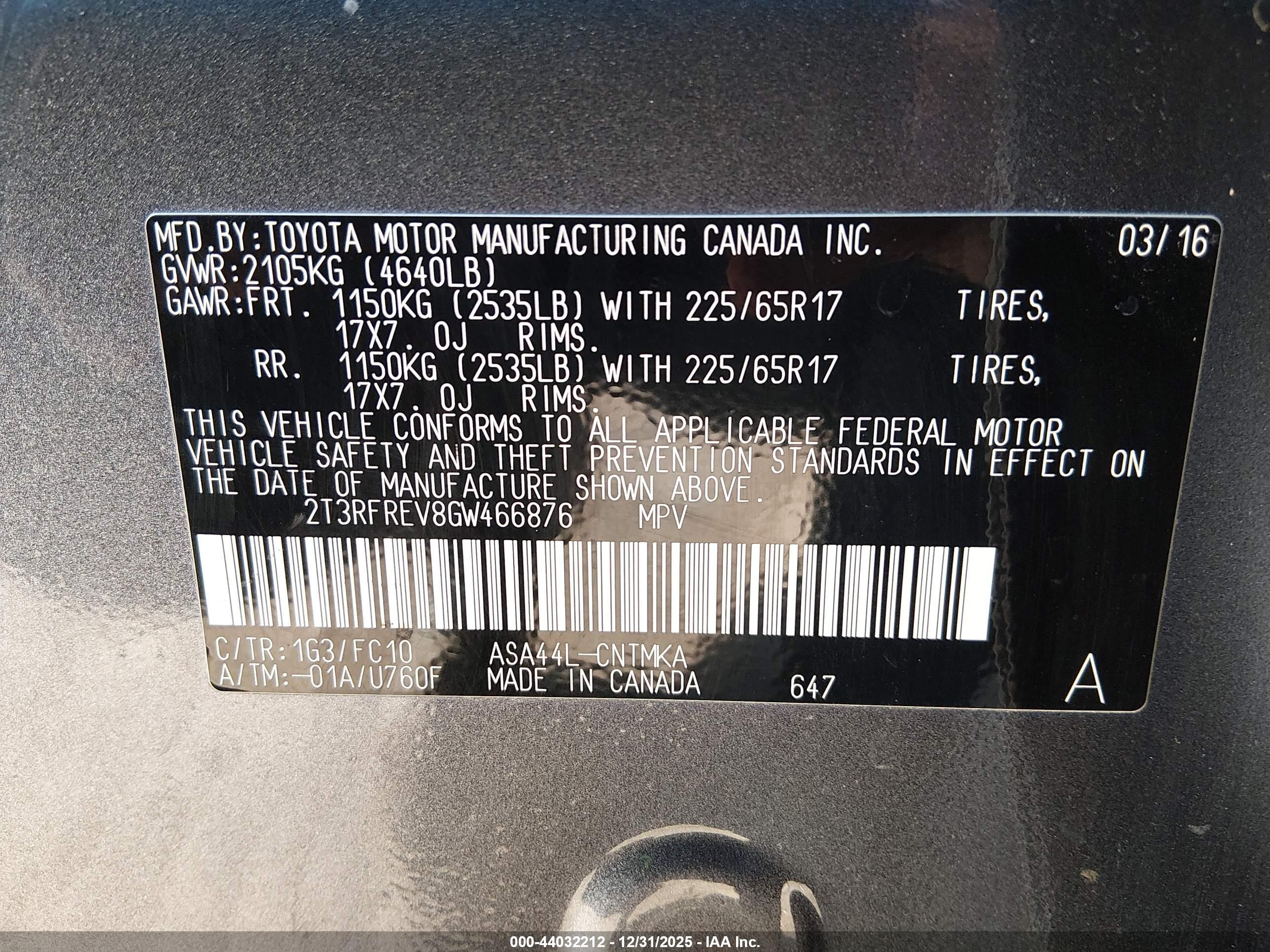 TOYOTA RAV4 image 9