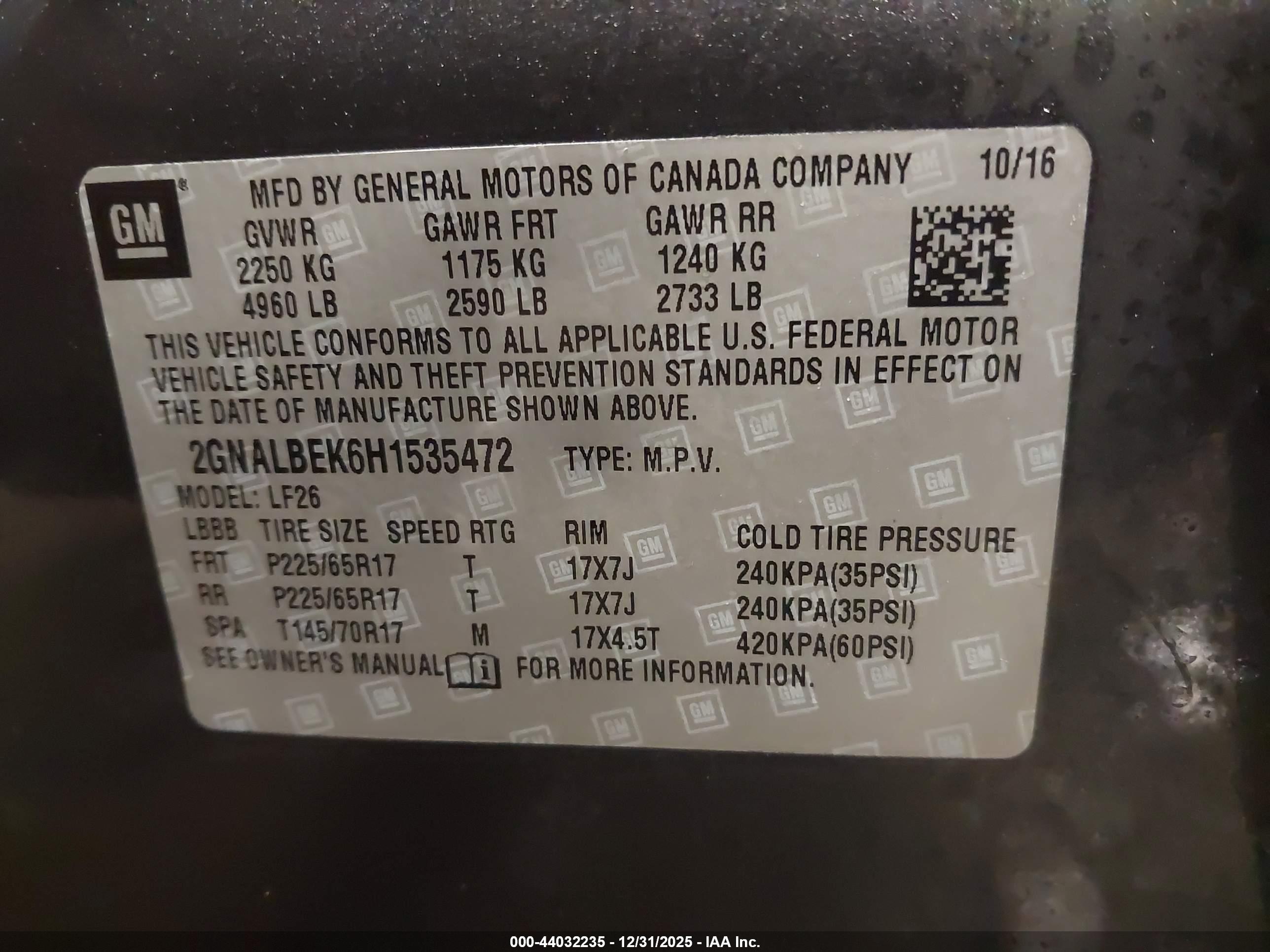 CHEVROLET EQUINOX image 9