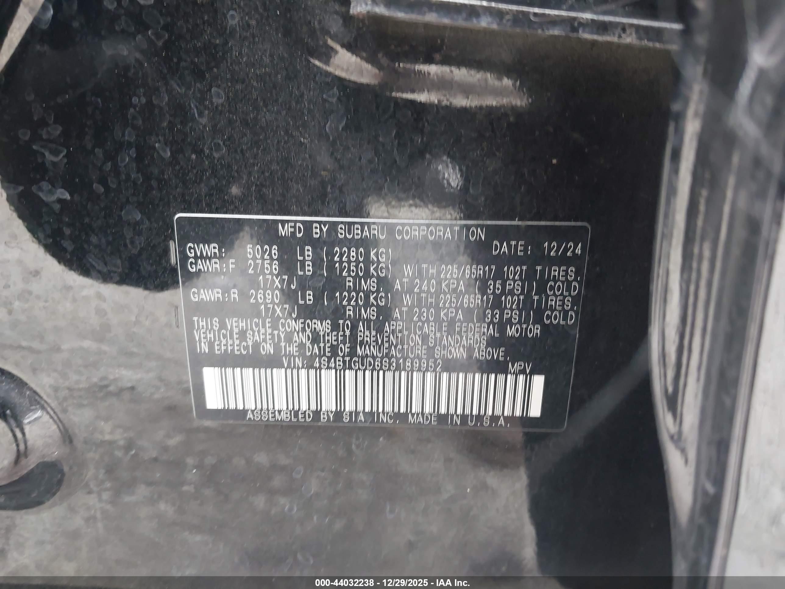 SUBARU OUTBACK image 9
