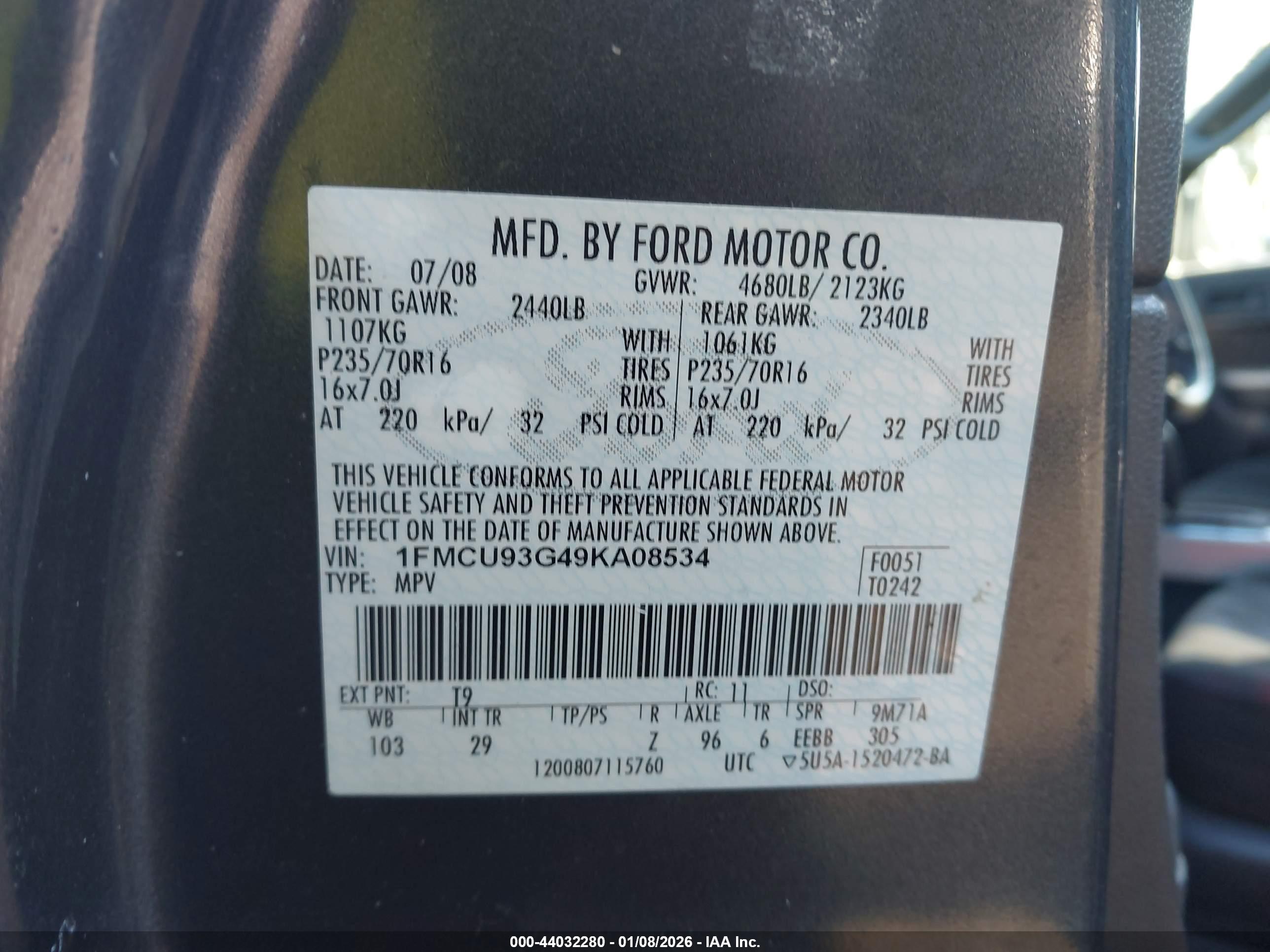 FORD ESCAPE image 9