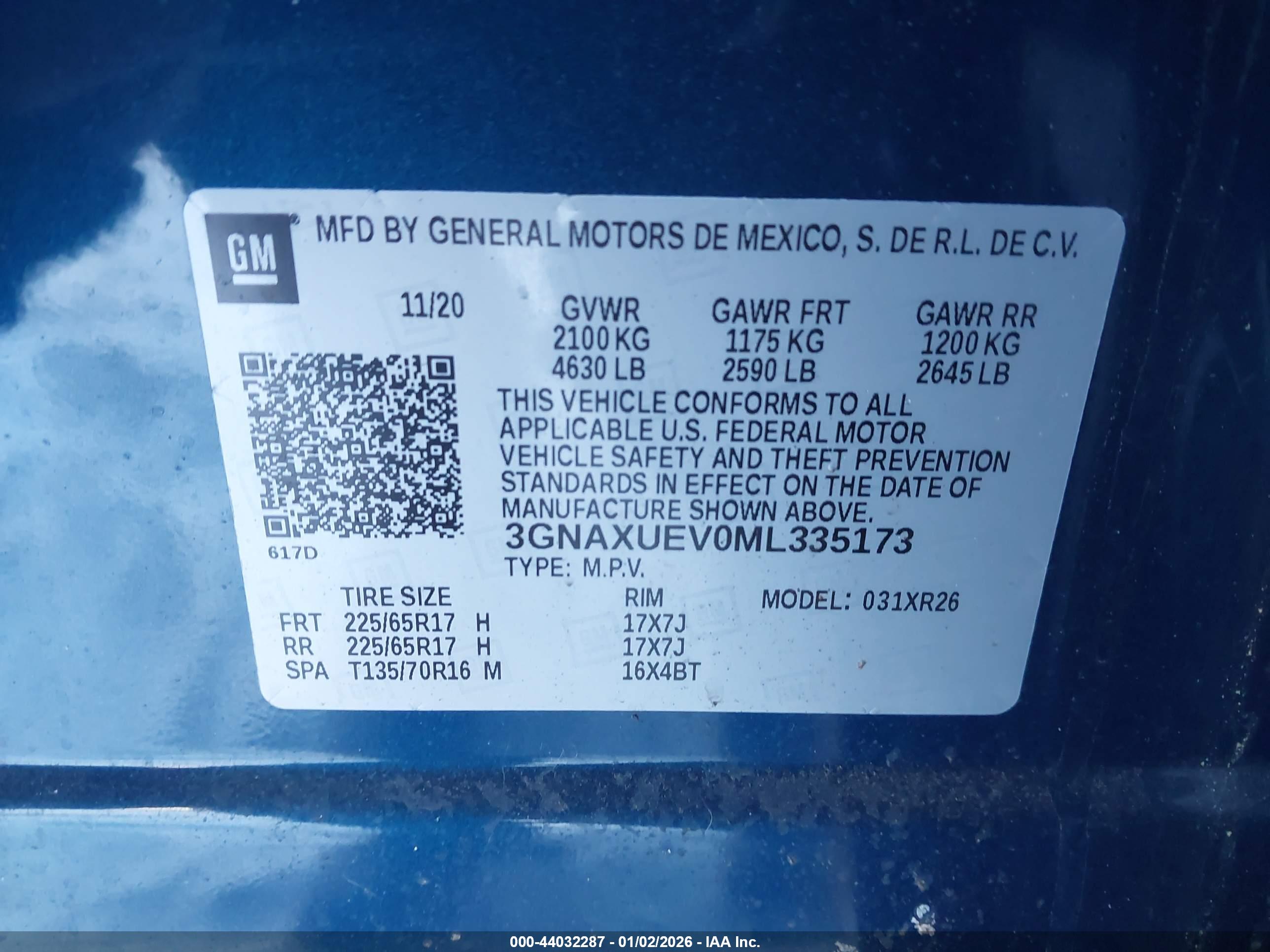 CHEVROLET EQUINOX image 9
