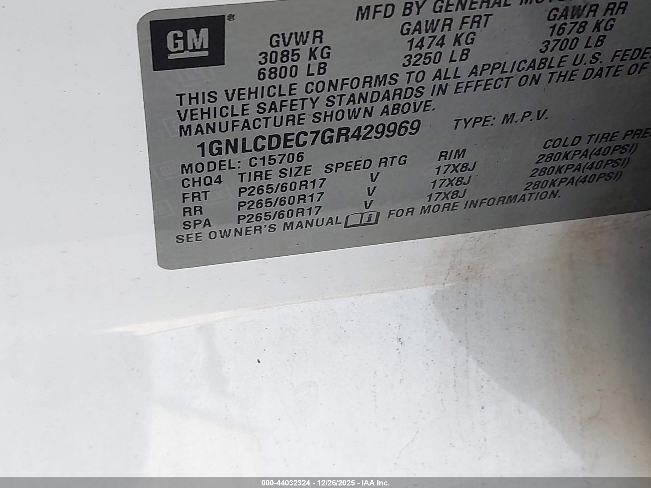 CHEVROLET TAHOE image 9