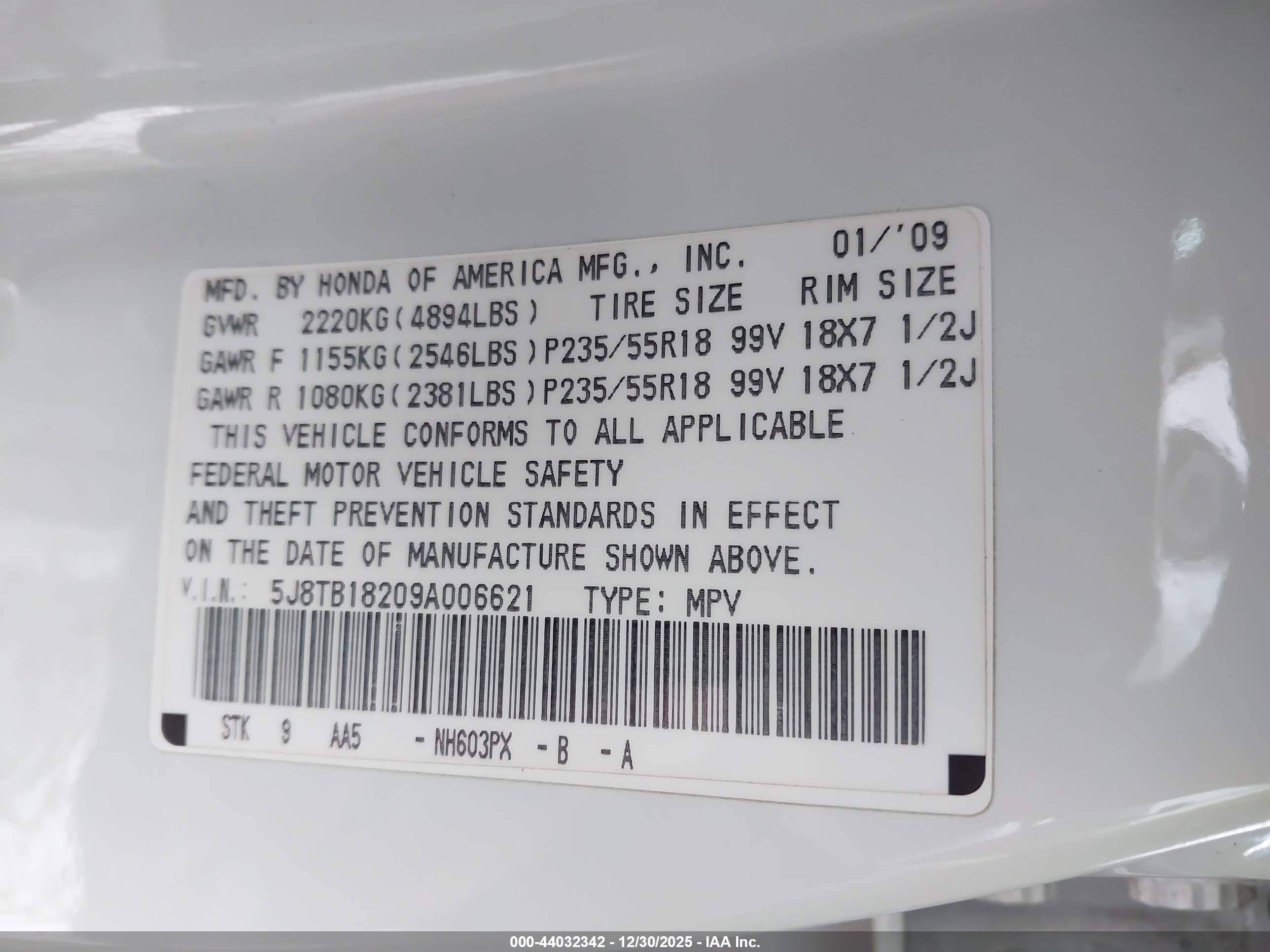 ACURA RDX image 9