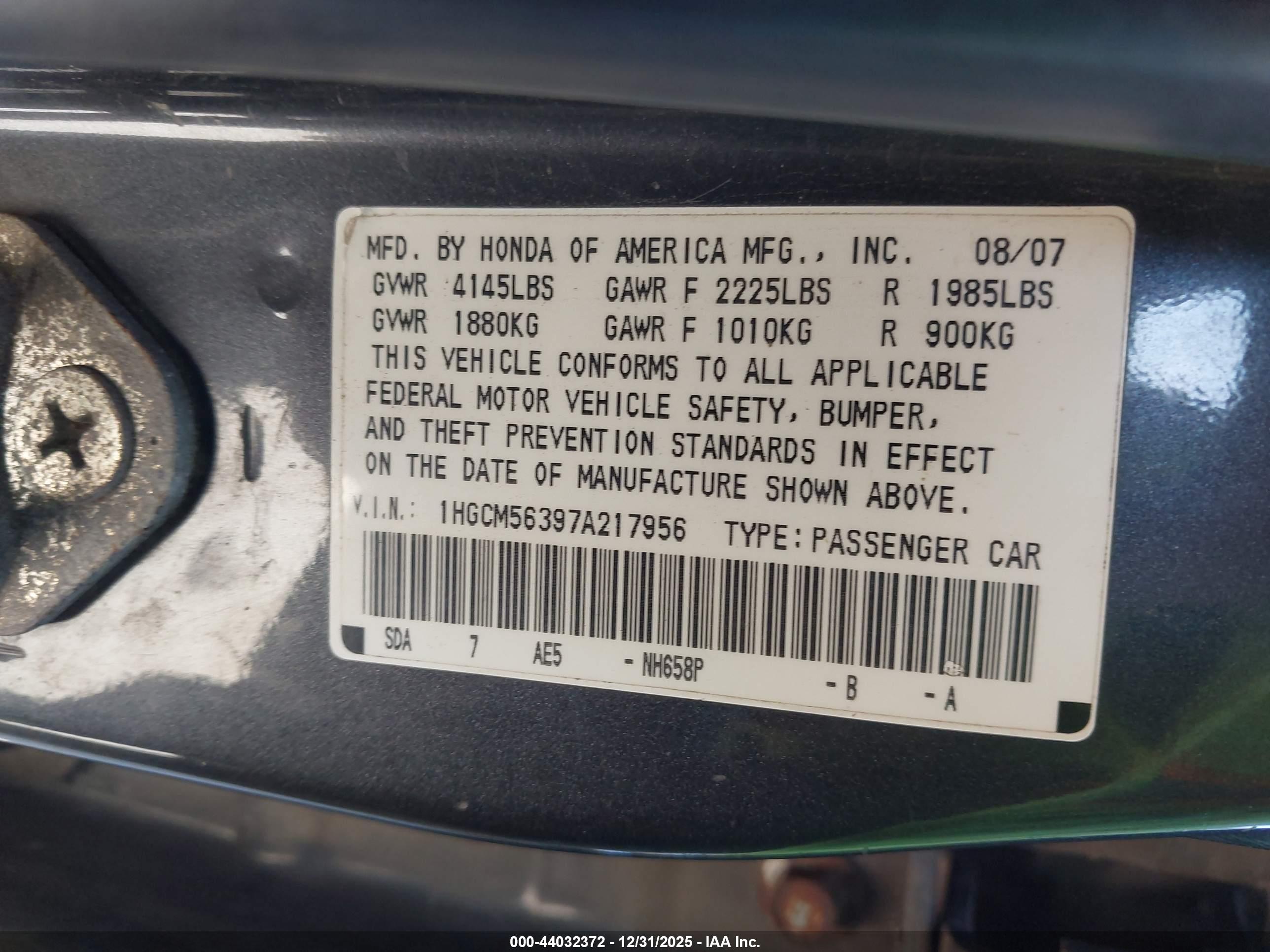 HONDA ACCORD image 9