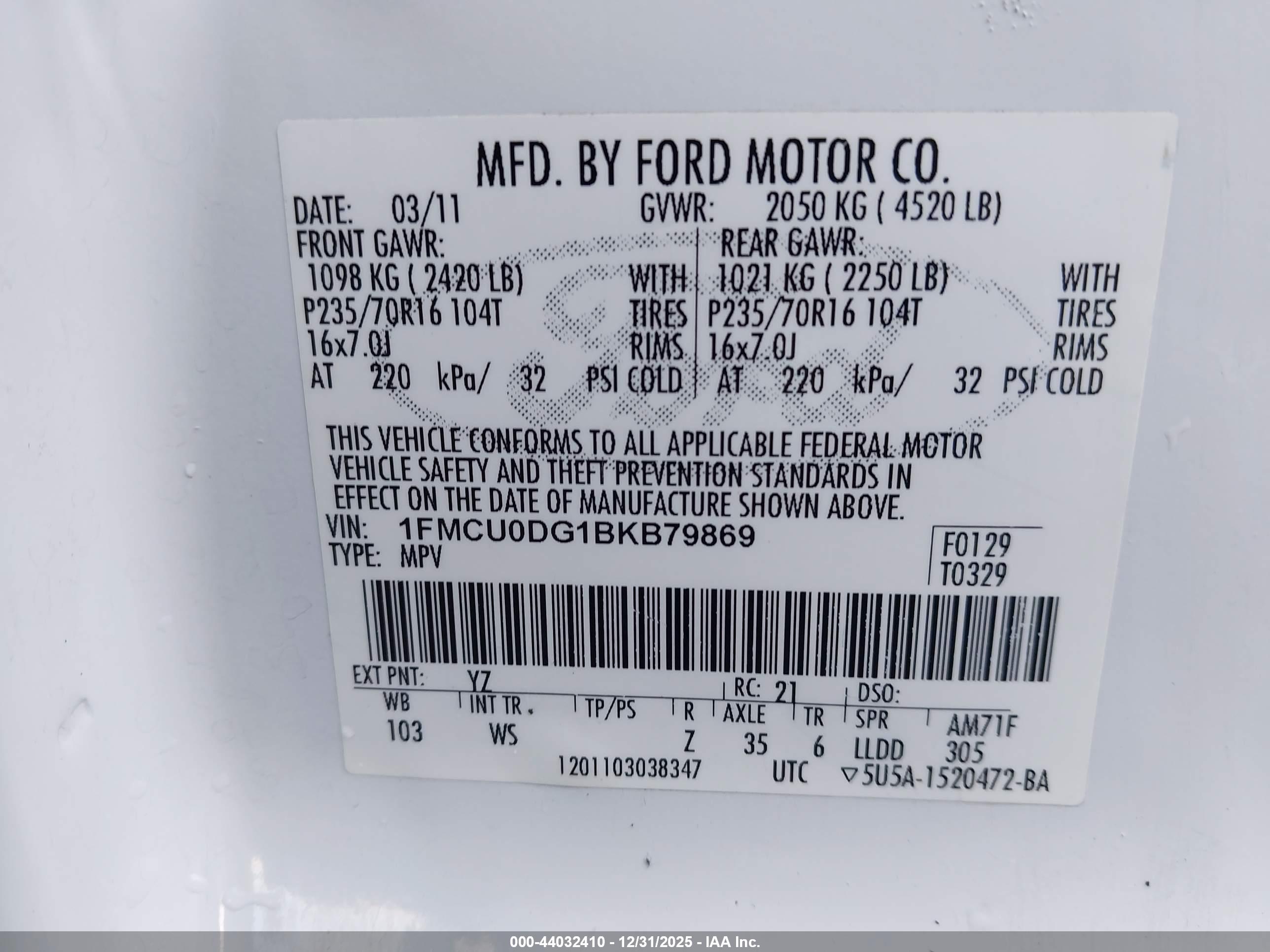 FORD ESCAPE image 9