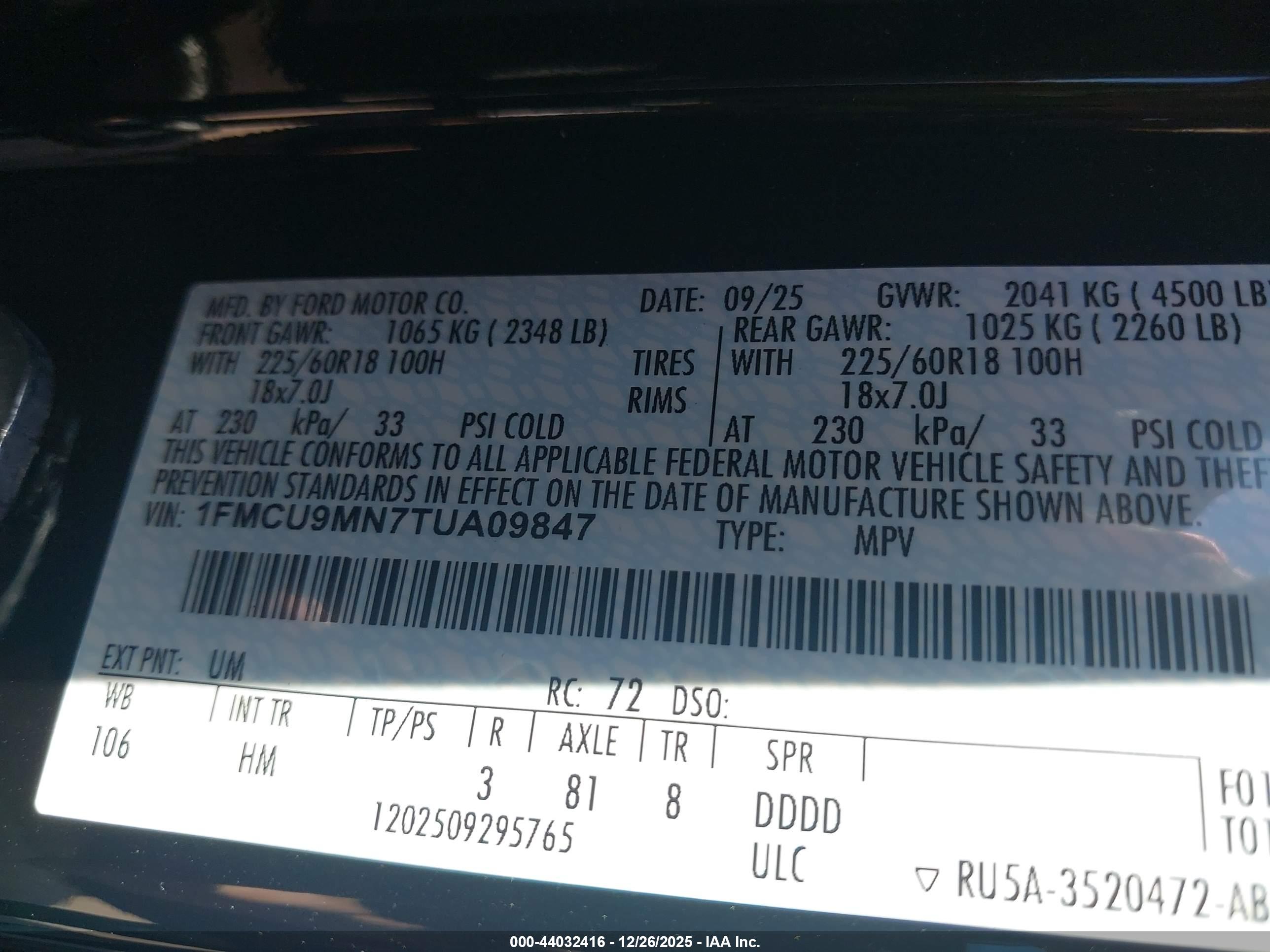 FORD ESCAPE image 9