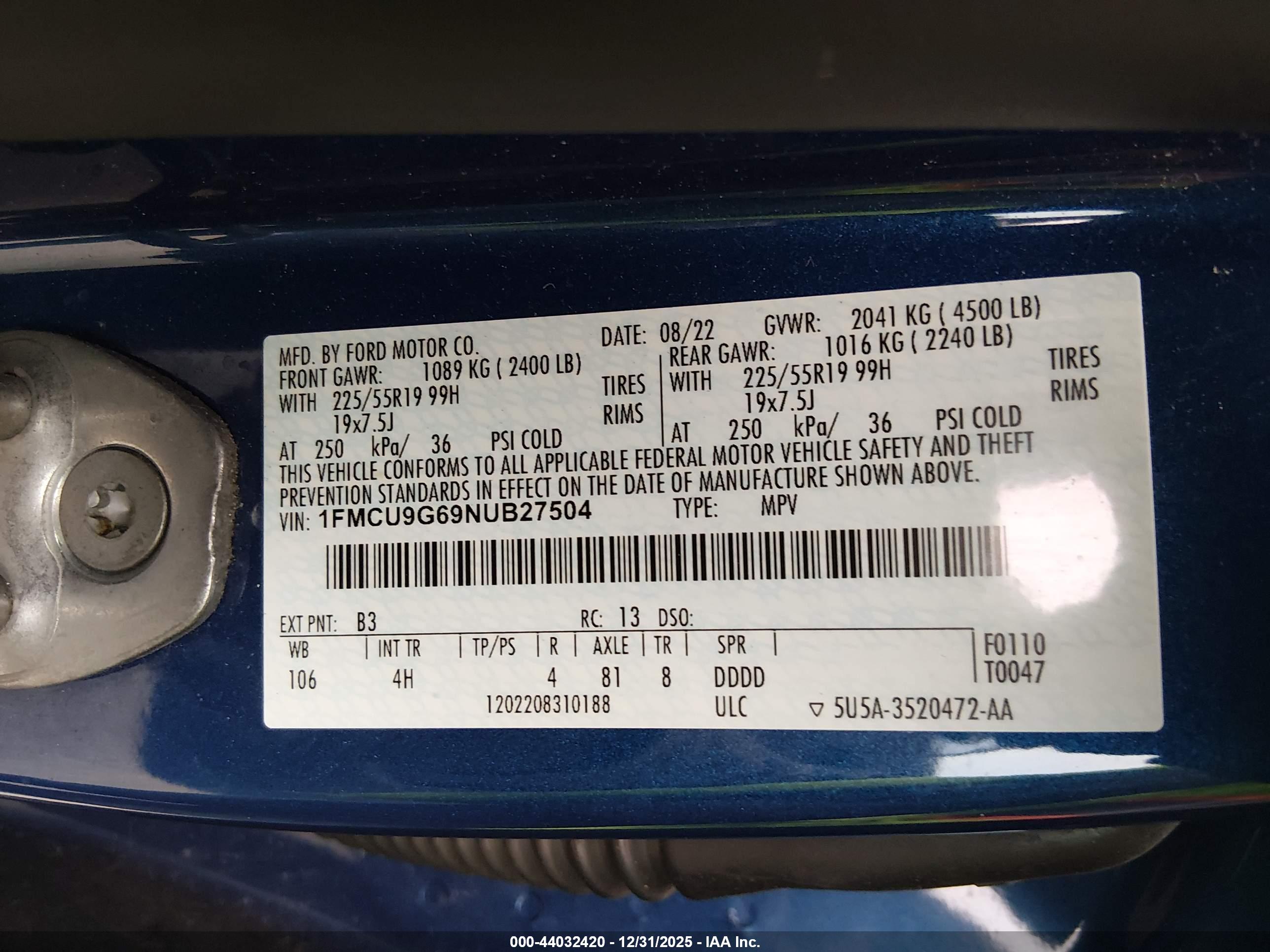 FORD ESCAPE image 9