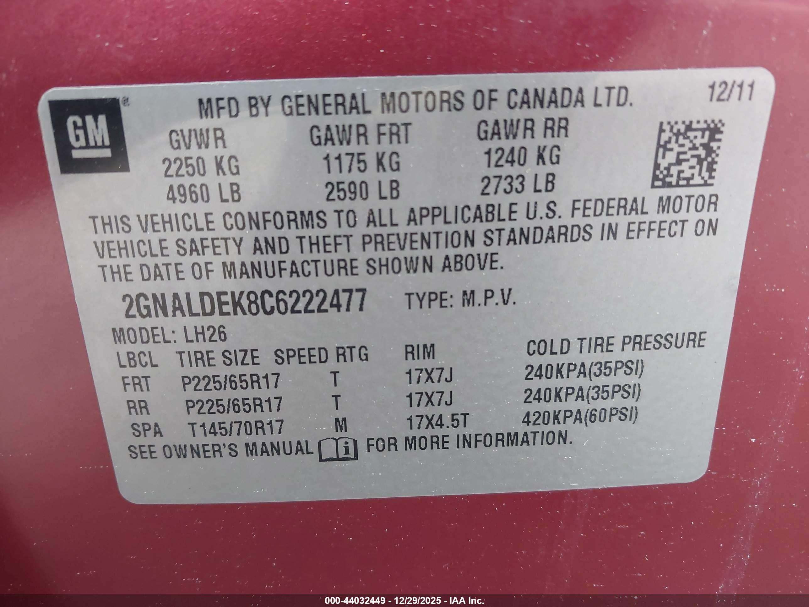 CHEVROLET EQUINOX image 9