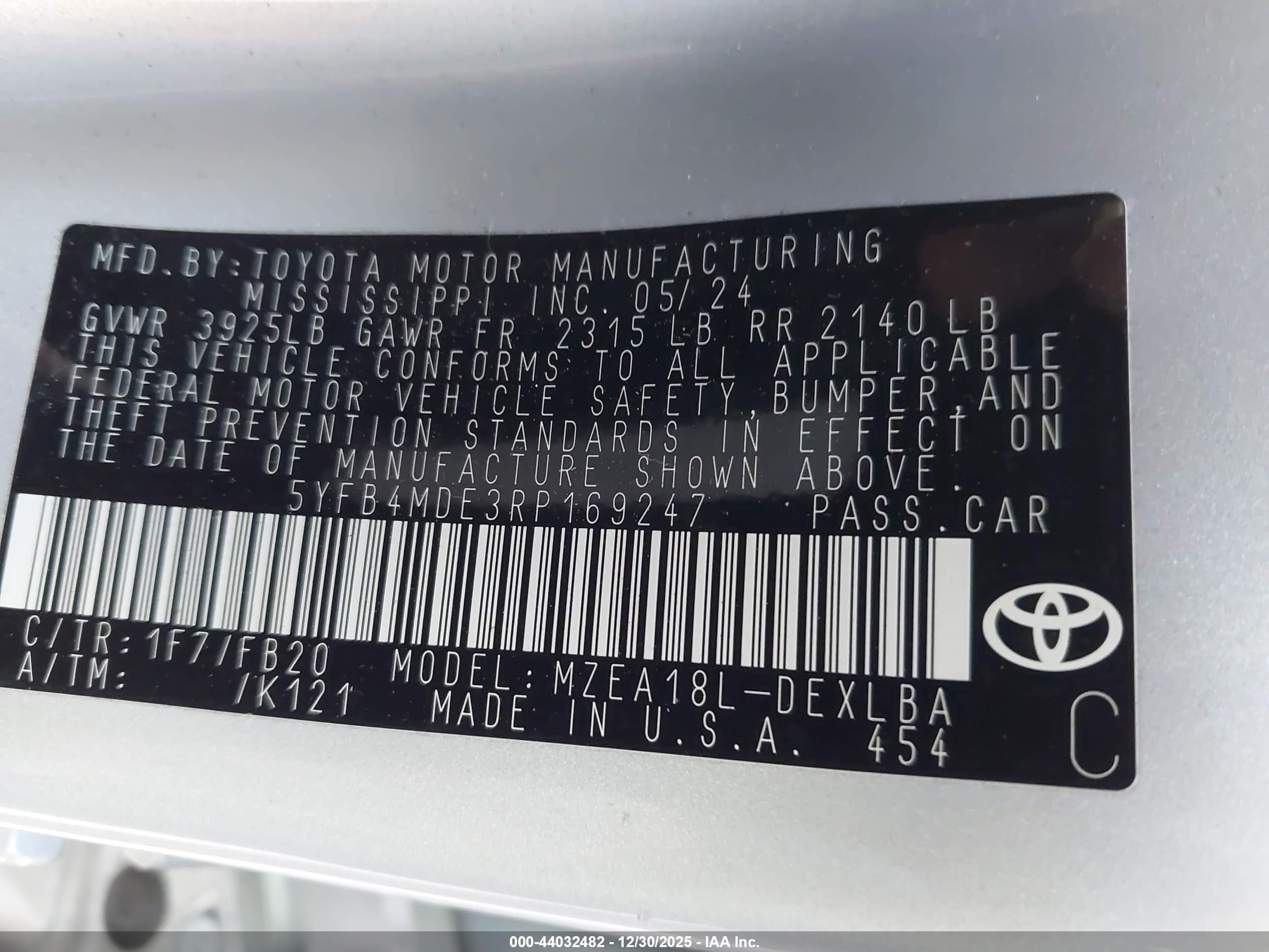 TOYOTA COROLLA image 9