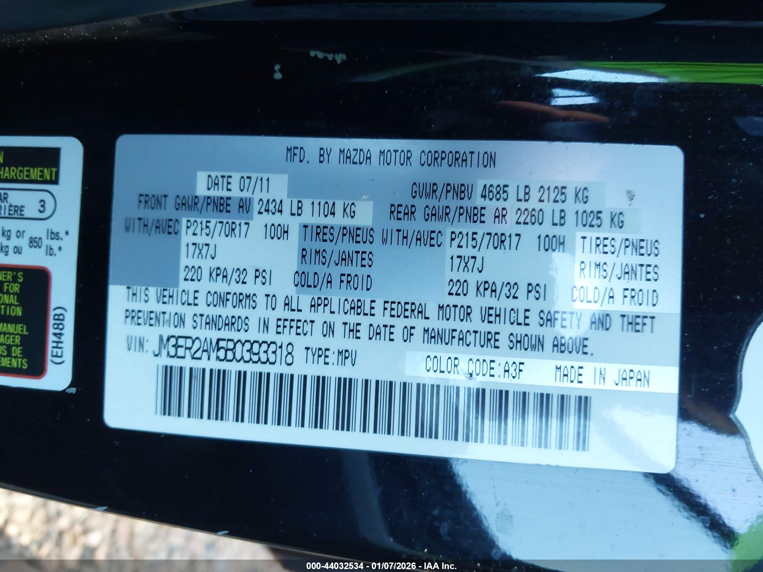 MAZDA CX-7 image 9