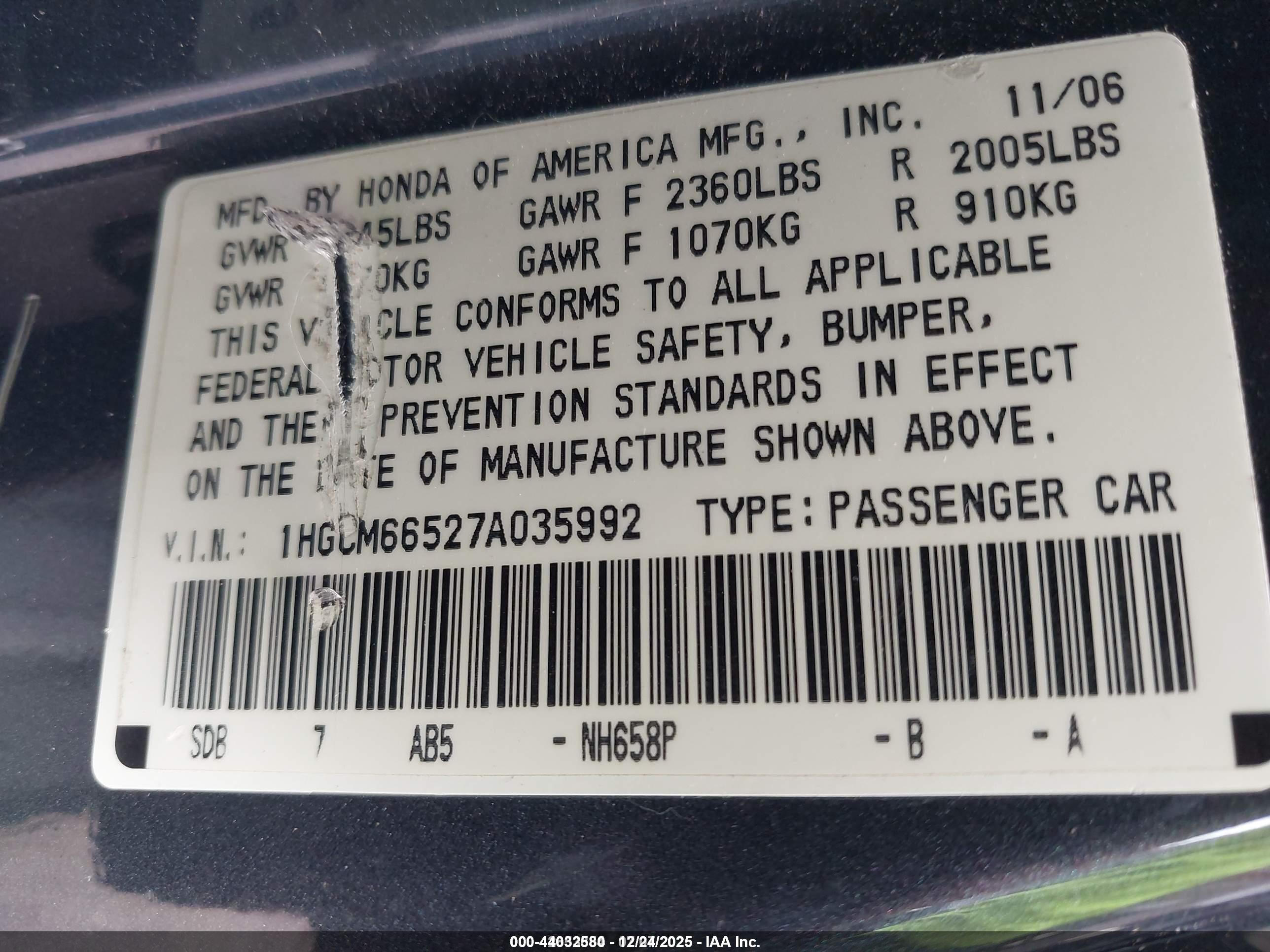 HONDA ACCORD image 9