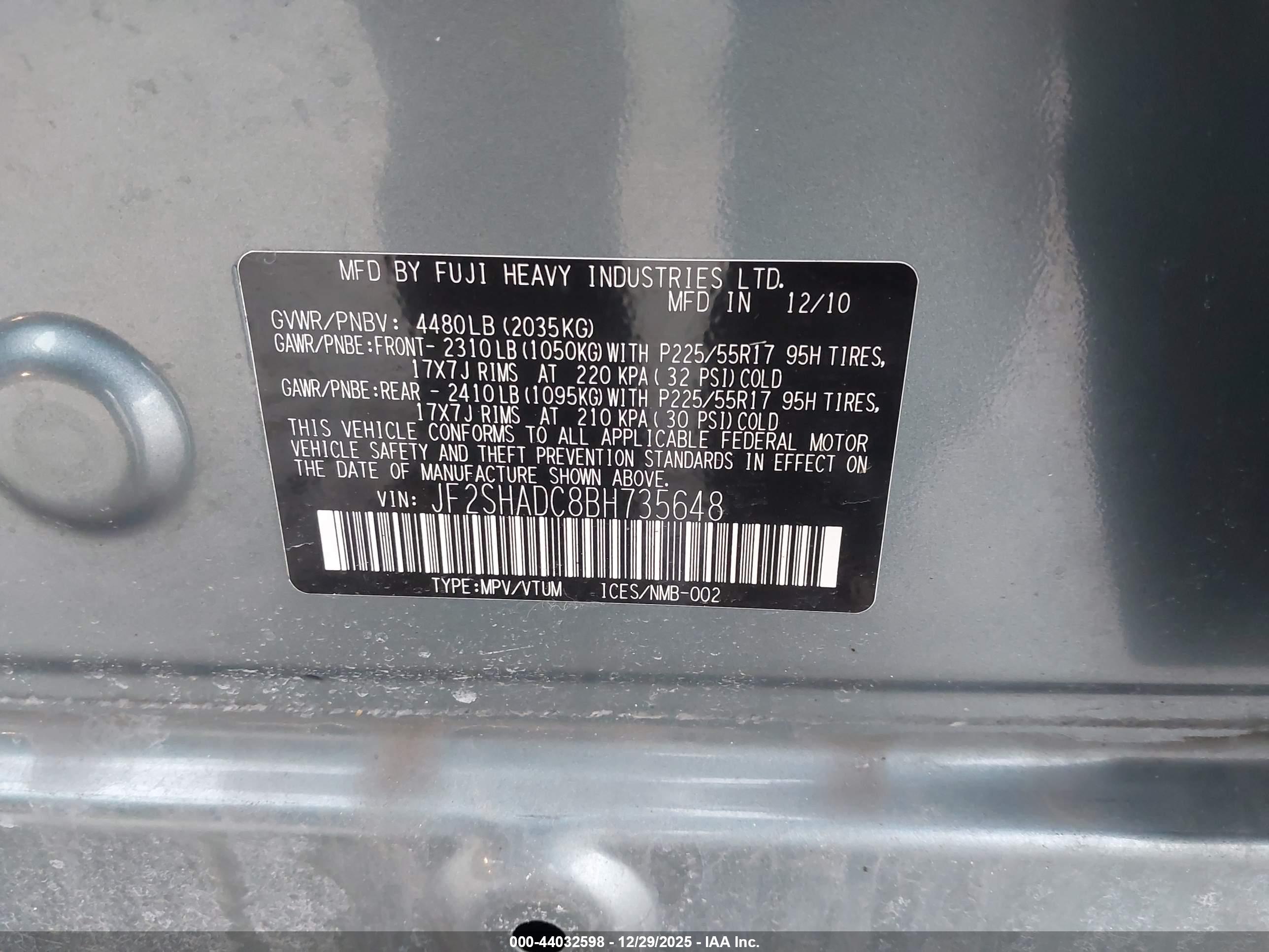 SUBARU FORESTER image 9
