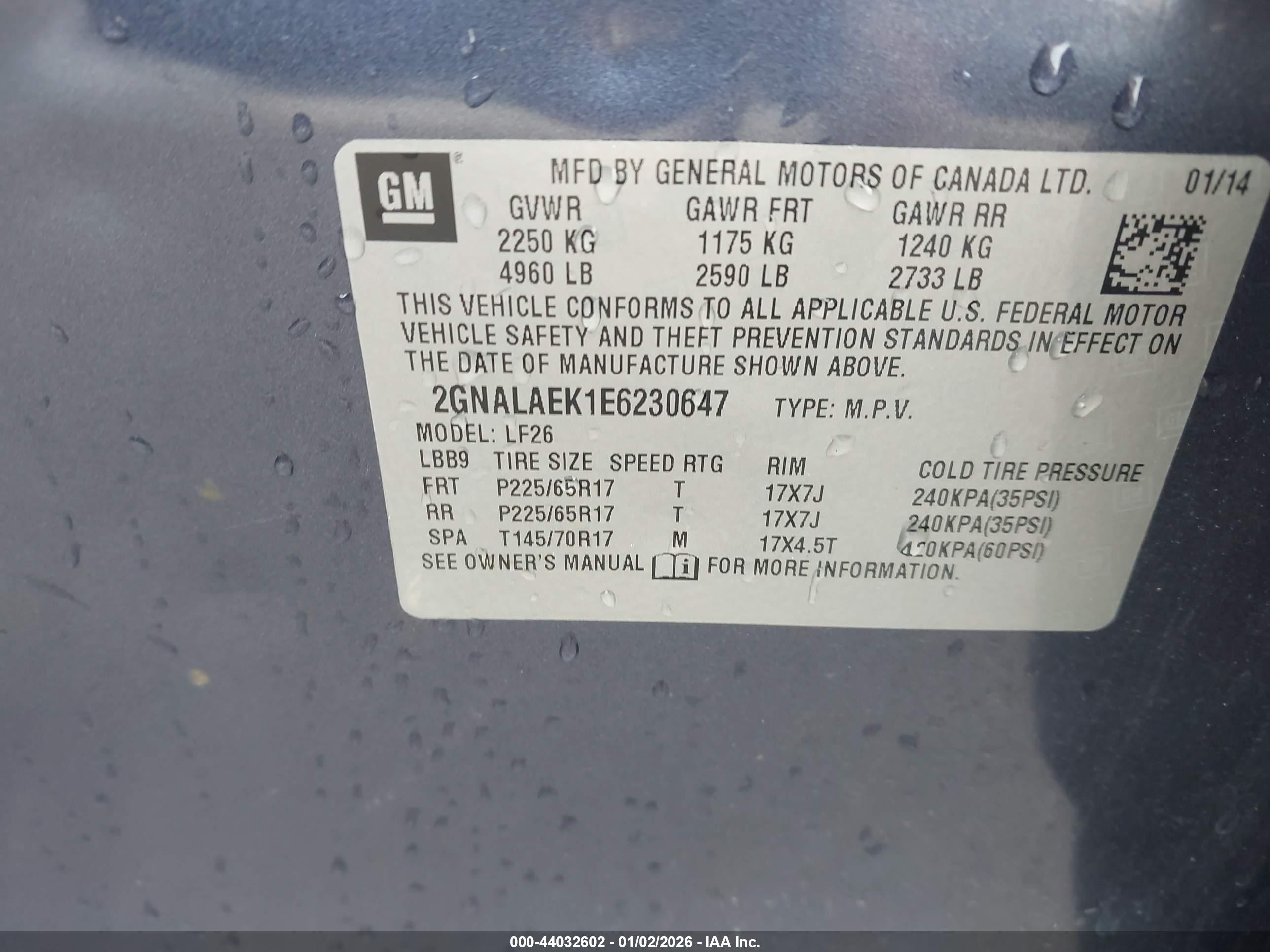 CHEVROLET EQUINOX image 9