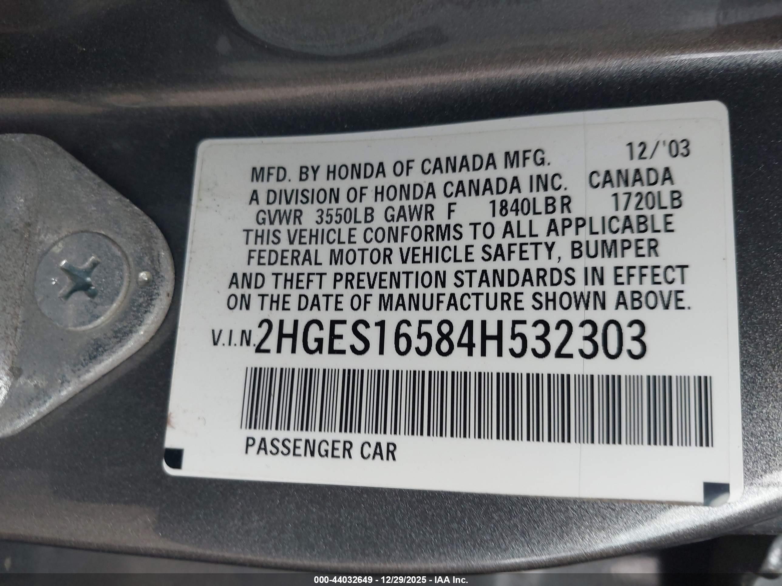HONDA CIVIC image 9