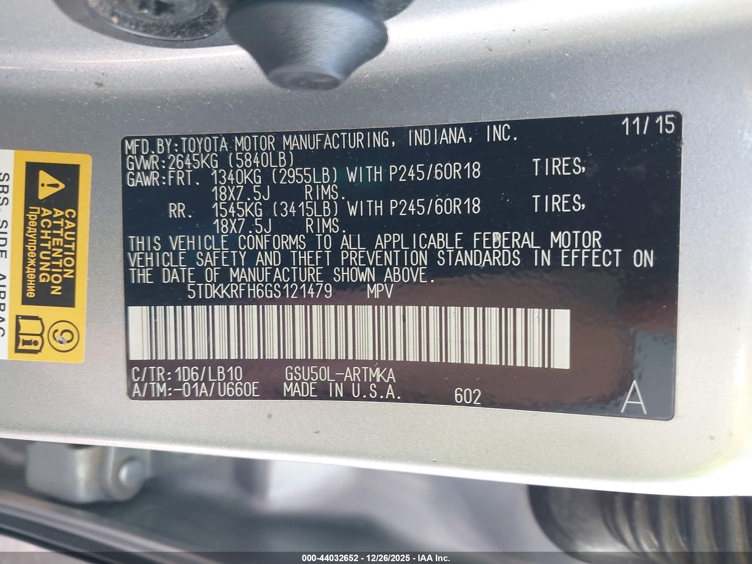 TOYOTA HIGHLANDER image 9
