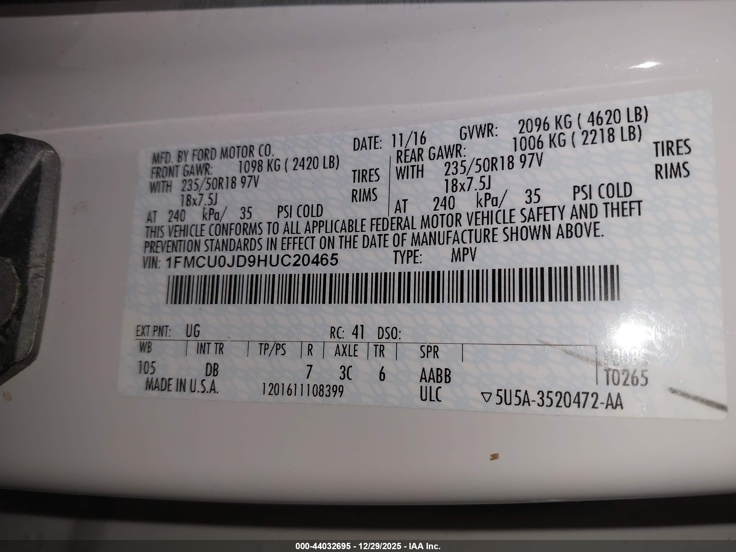 FORD ESCAPE image 9