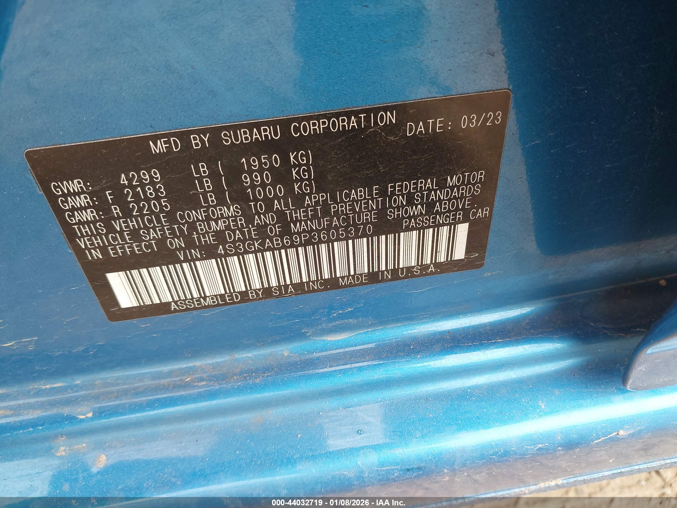 SUBARU IMPREZA image 9