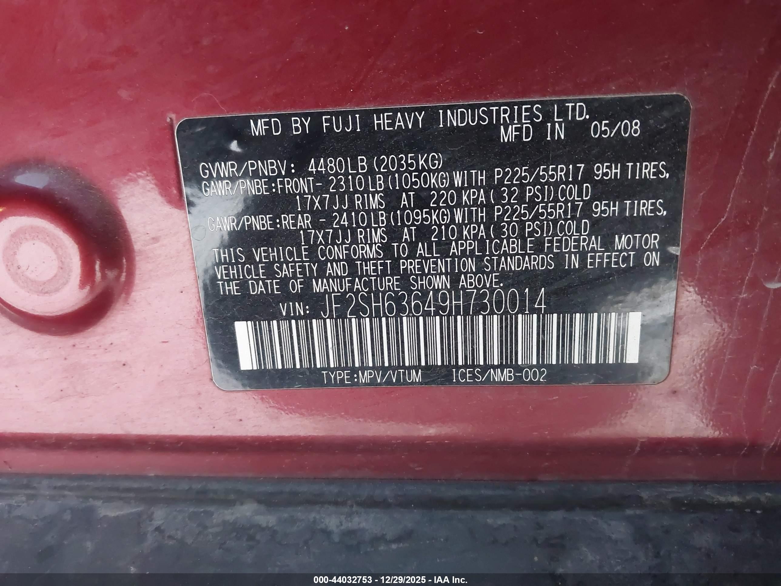 SUBARU FORESTER image 9