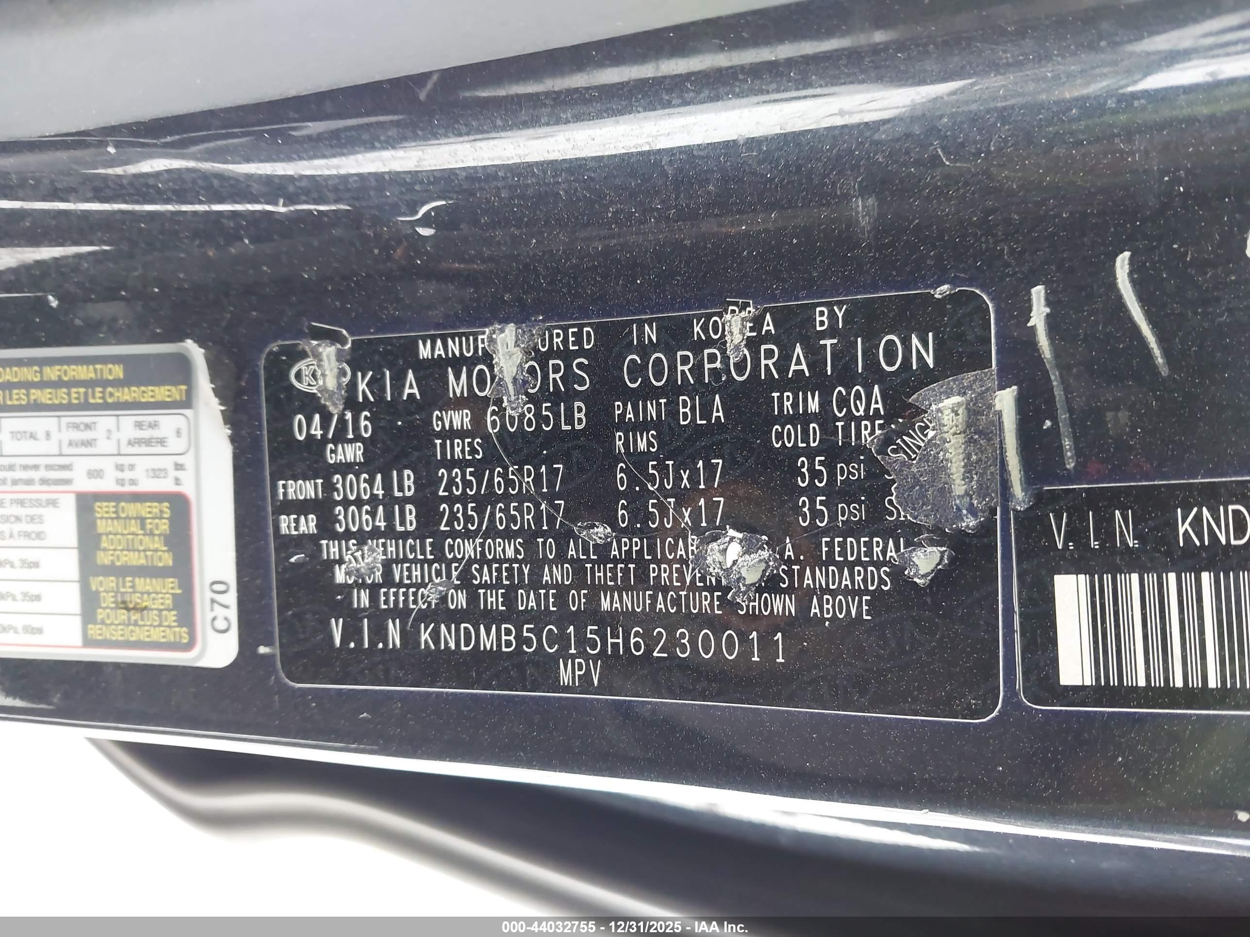 KIA SEDONA image 9