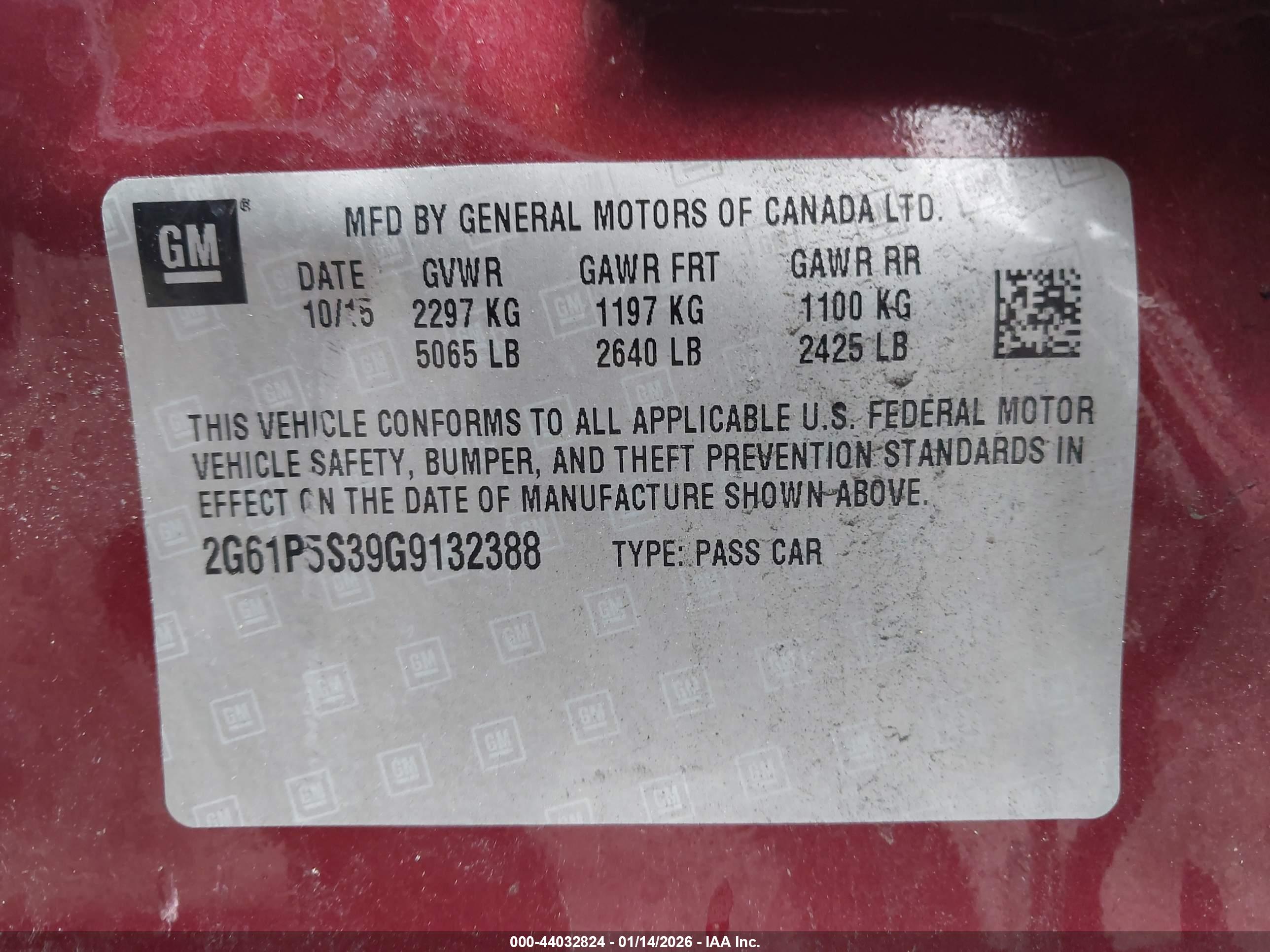 CADILLAC XTS image 9