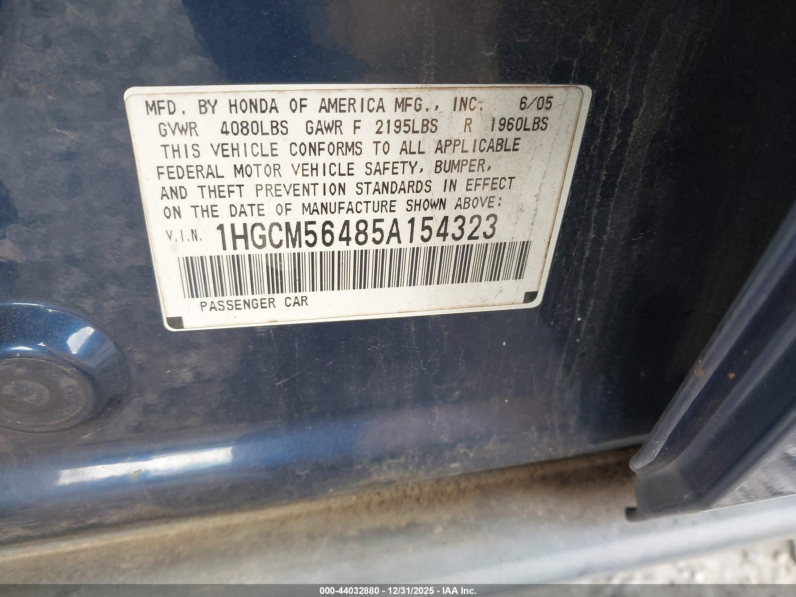 HONDA ACCORD image 9
