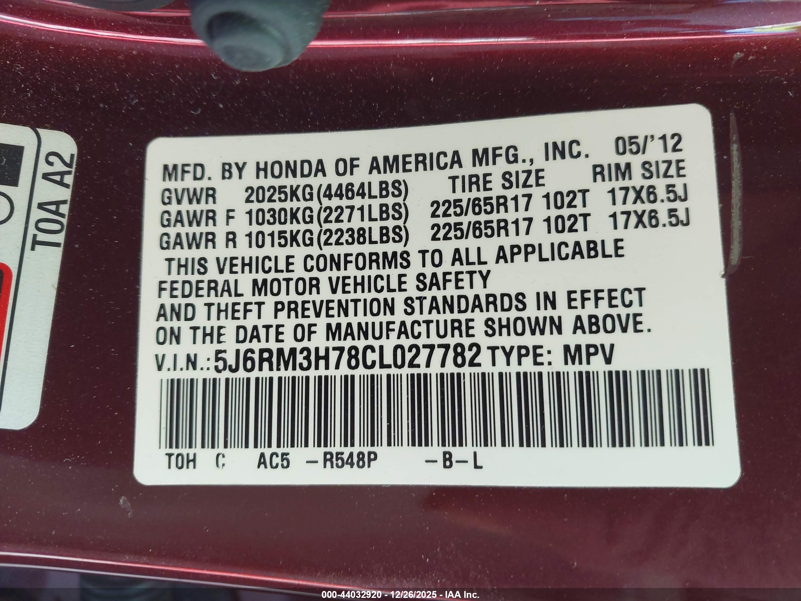 HONDA CR-V image 9