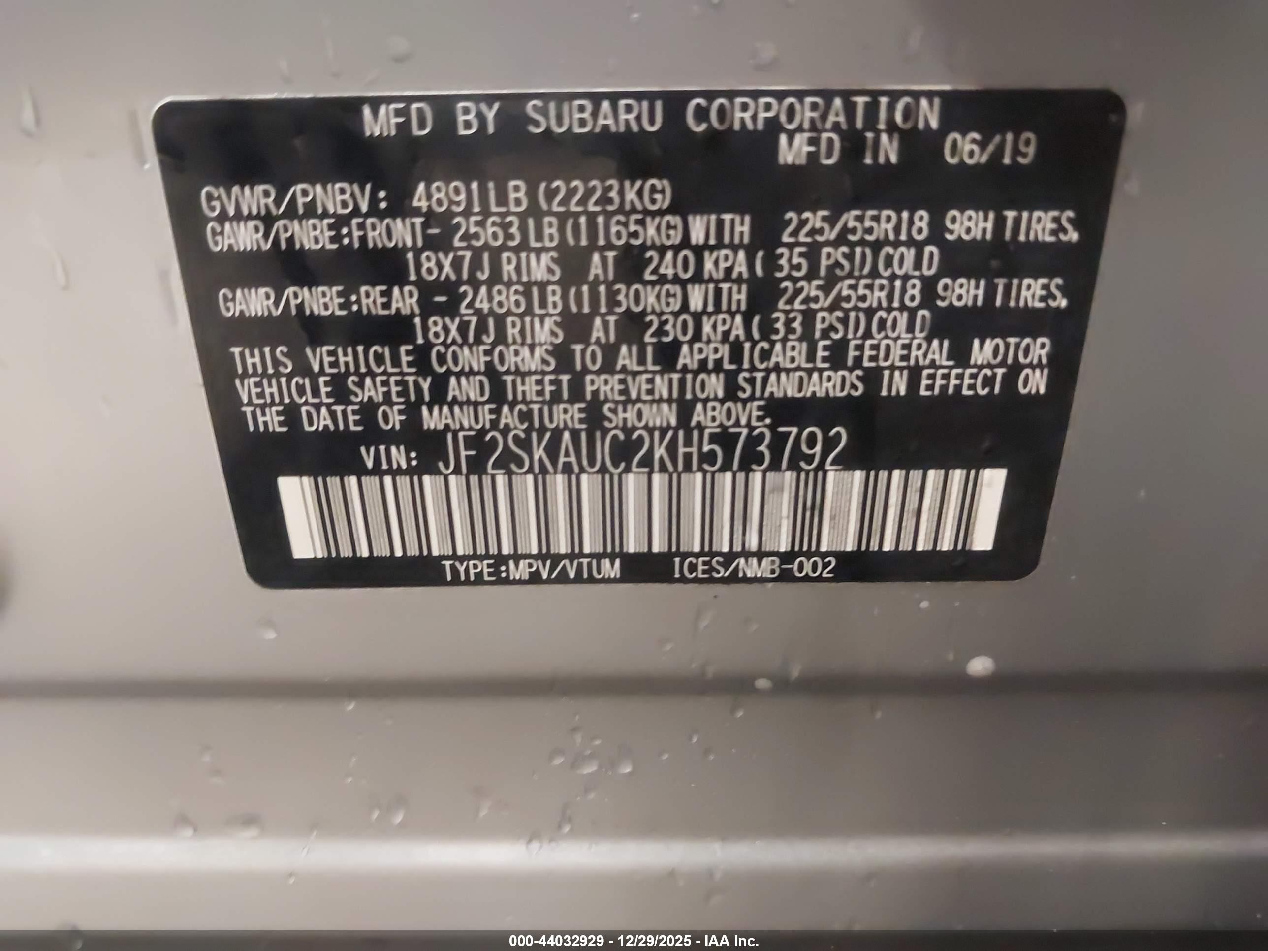SUBARU FORESTER image 9