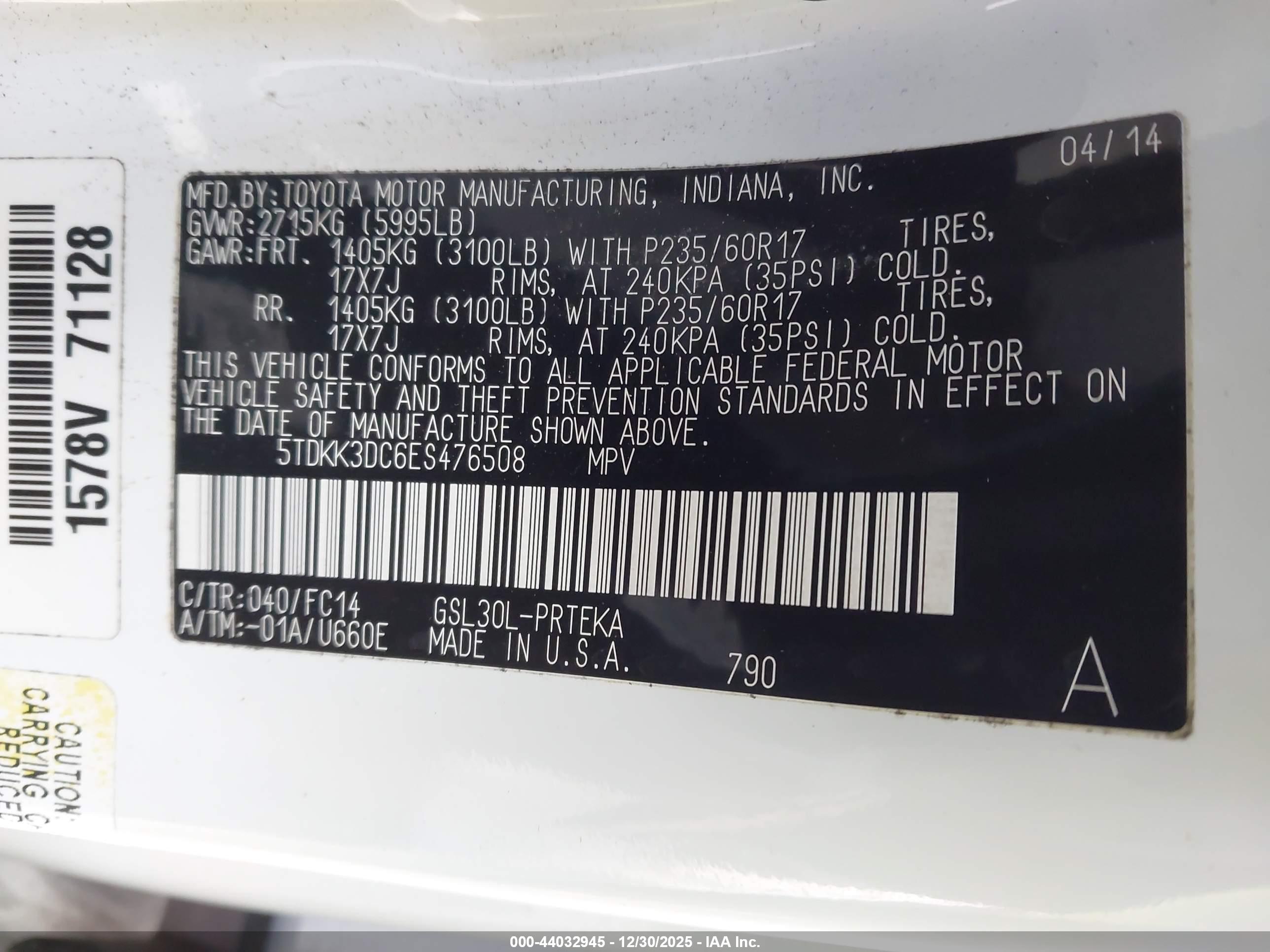 TOYOTA SIENNA image 9