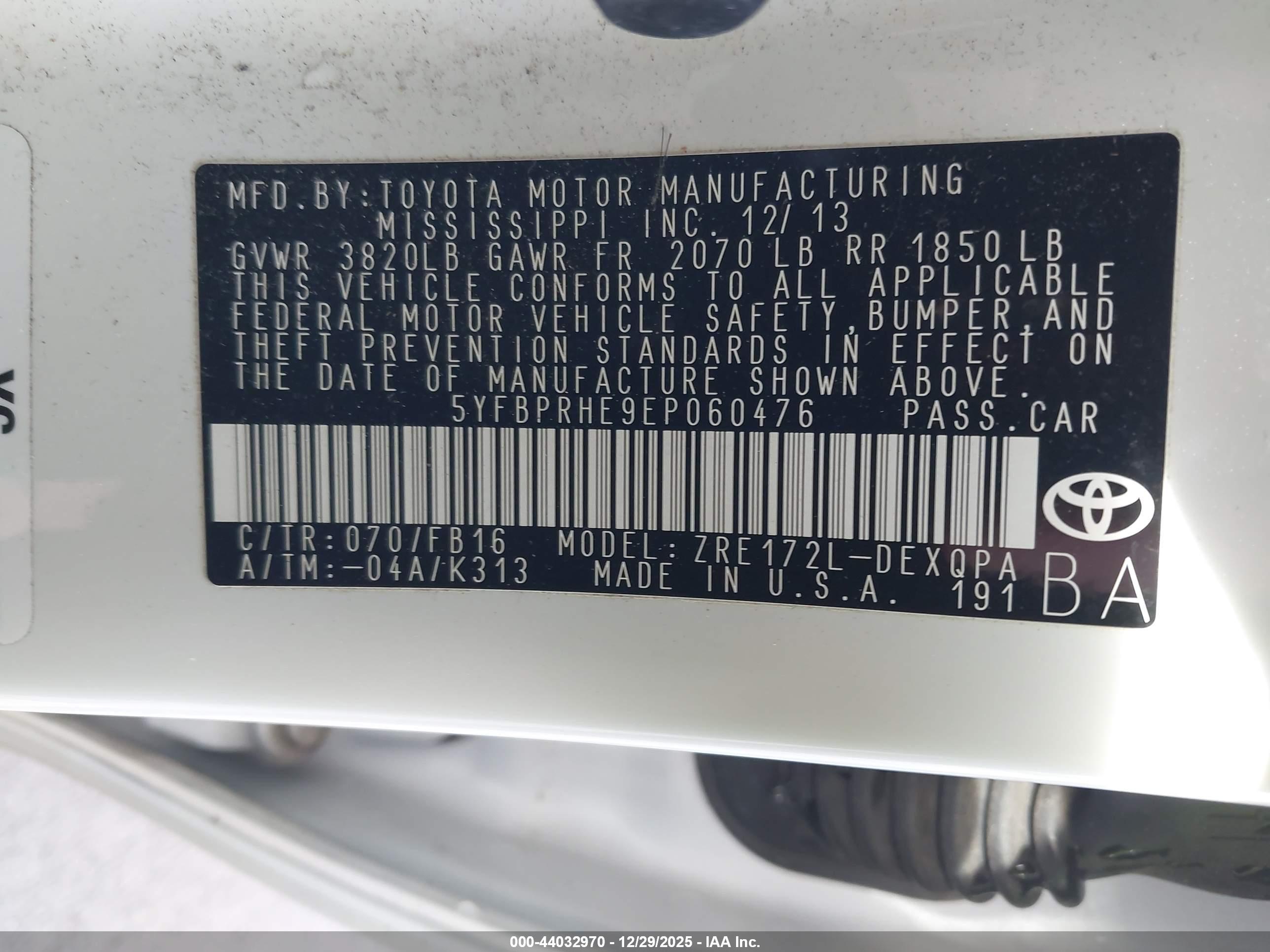 TOYOTA COROLLA image 9