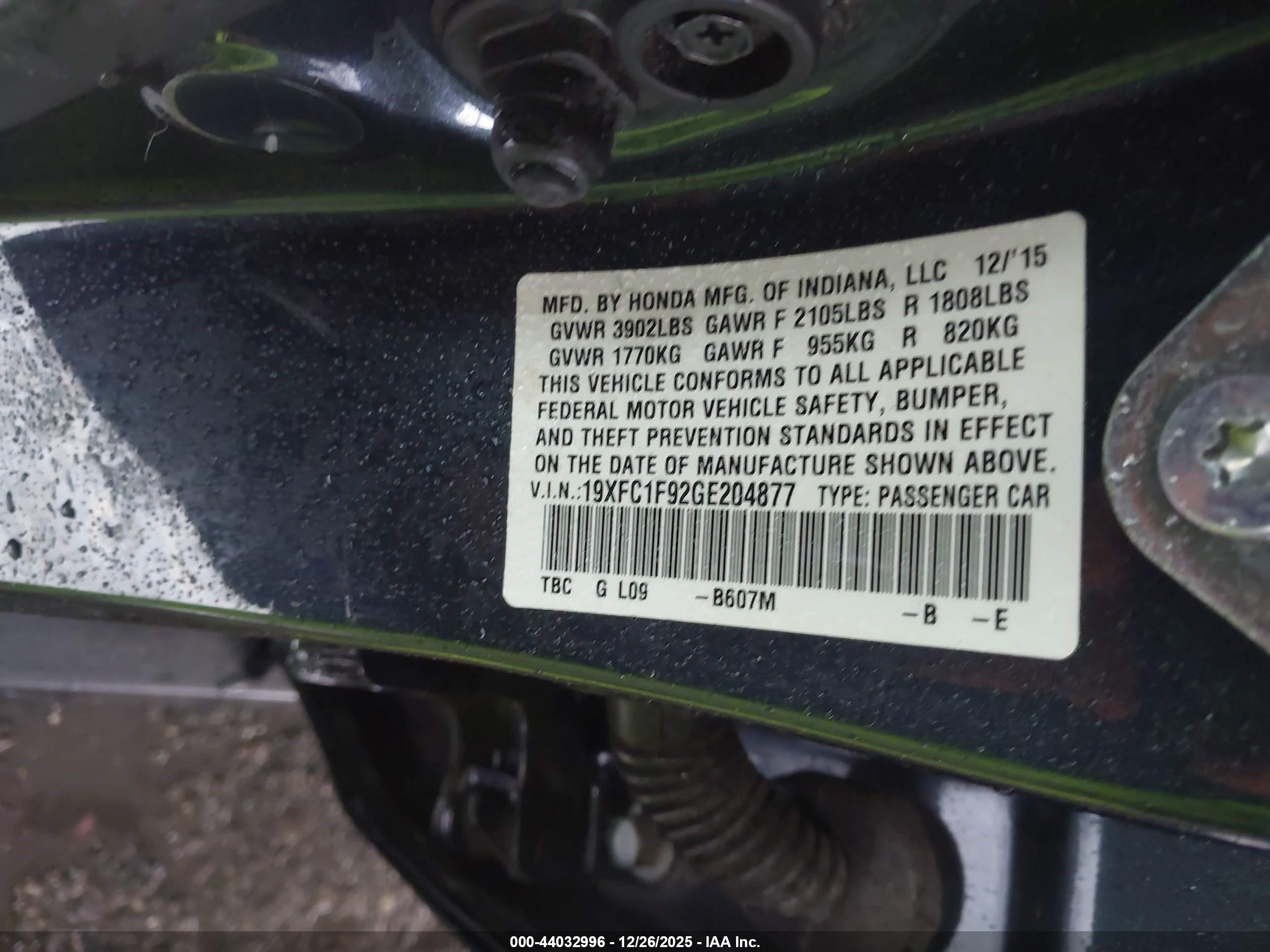 HONDA CIVIC image 9
